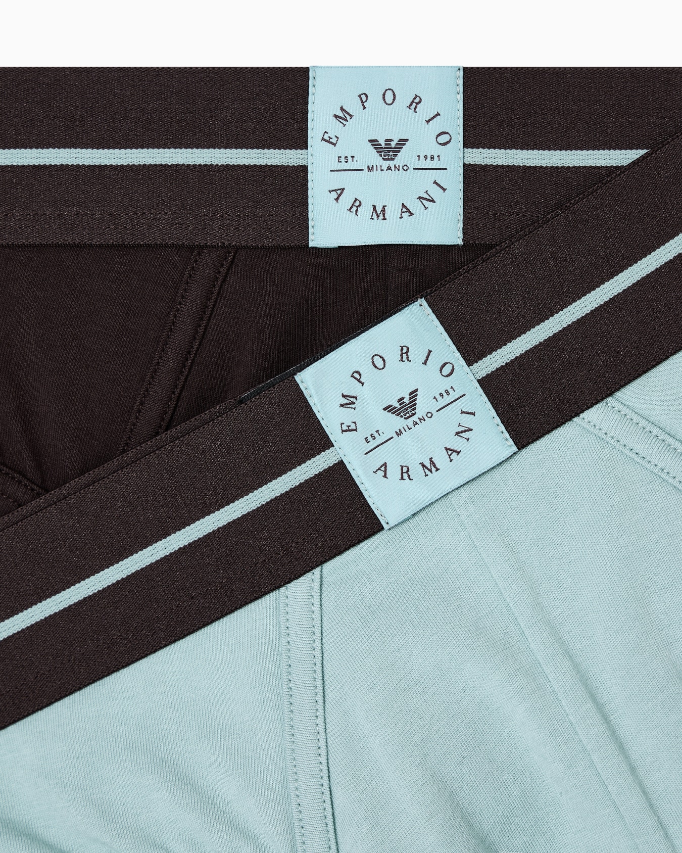 Two-pack of ASV logo label organic jersey briefs Slide 3