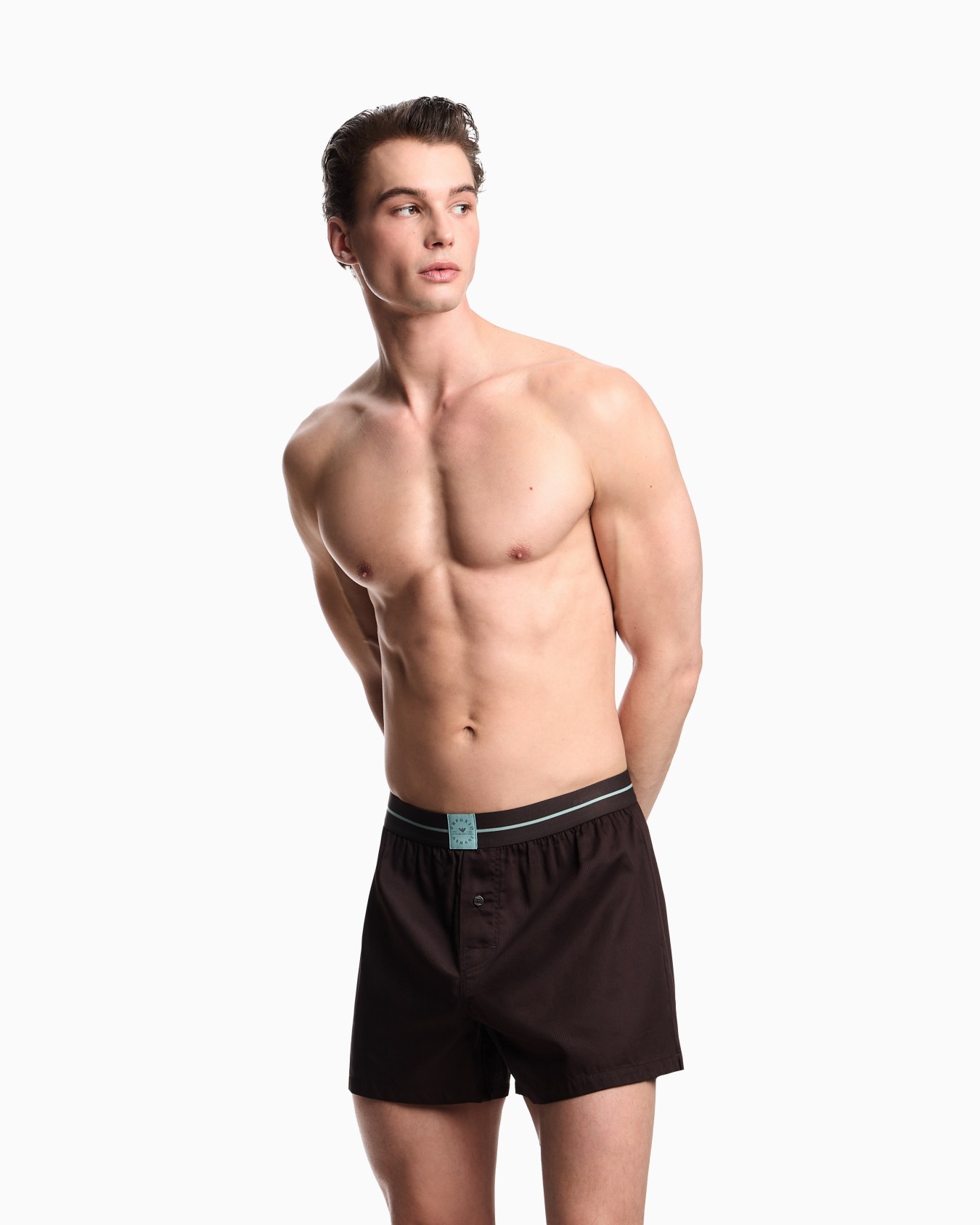 2er-Pack Boxershorts mit Logo-Label ASV Folie 1