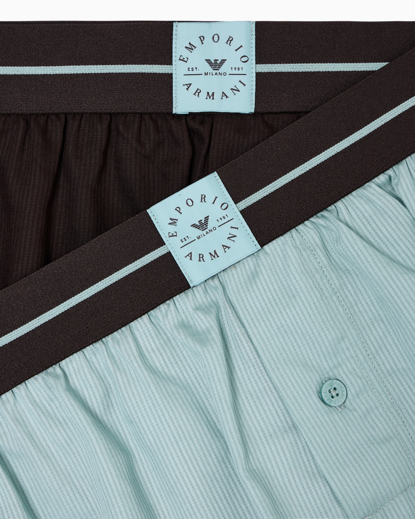 2er-Pack Boxershorts mit Logo-Label ASV Folie 3