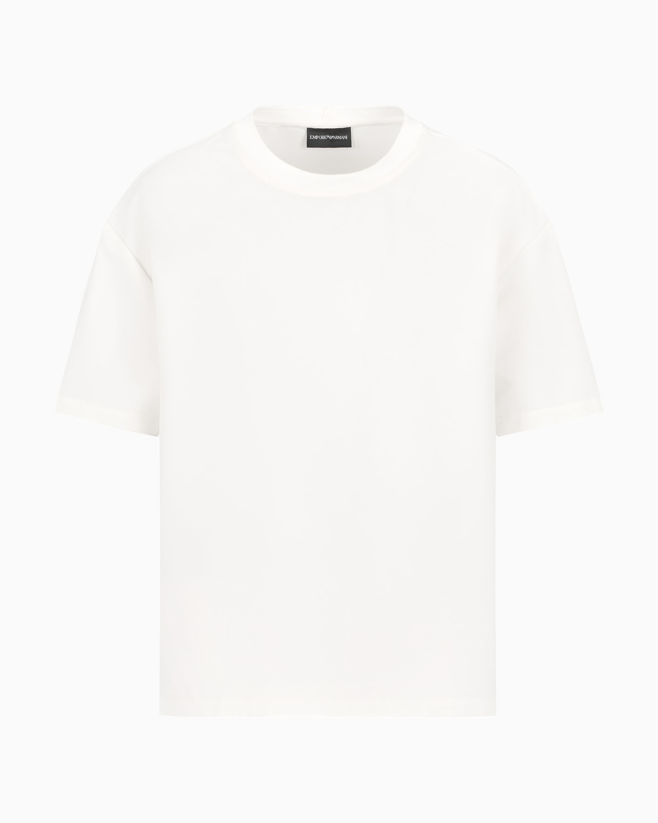 Super-lightweight technical-seersucker T-shirt Slide 0