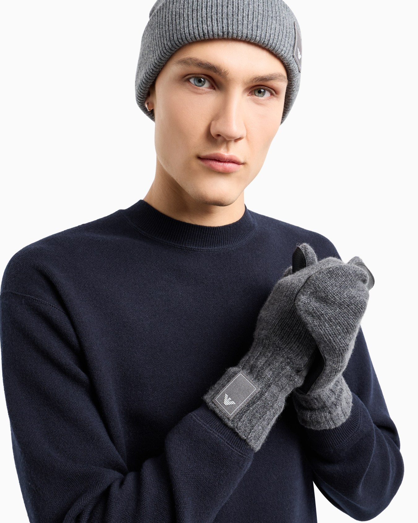 Gants mitaines en tricot de cachemire Travel Essential Diapositive 2