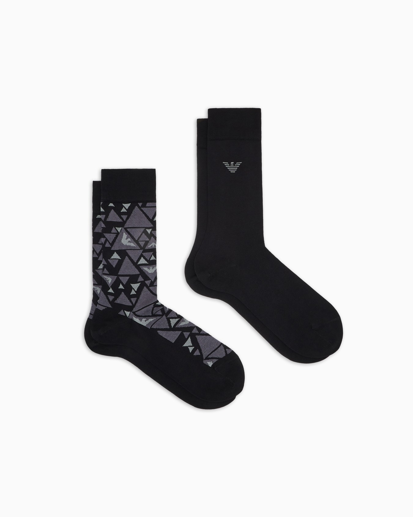 Lot de 2 paires de chaussettes motif Graphic intégral Diapositive 0