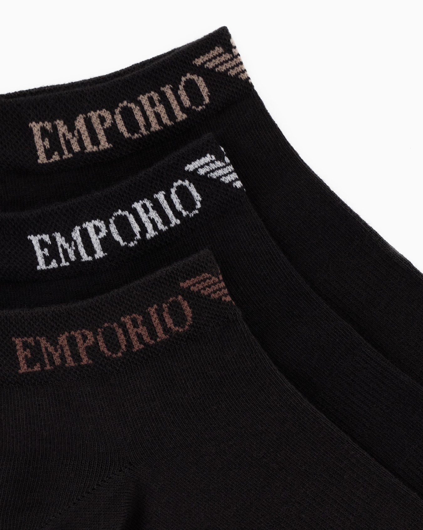 Three-pack of Extended logo ankle socks Slide 1