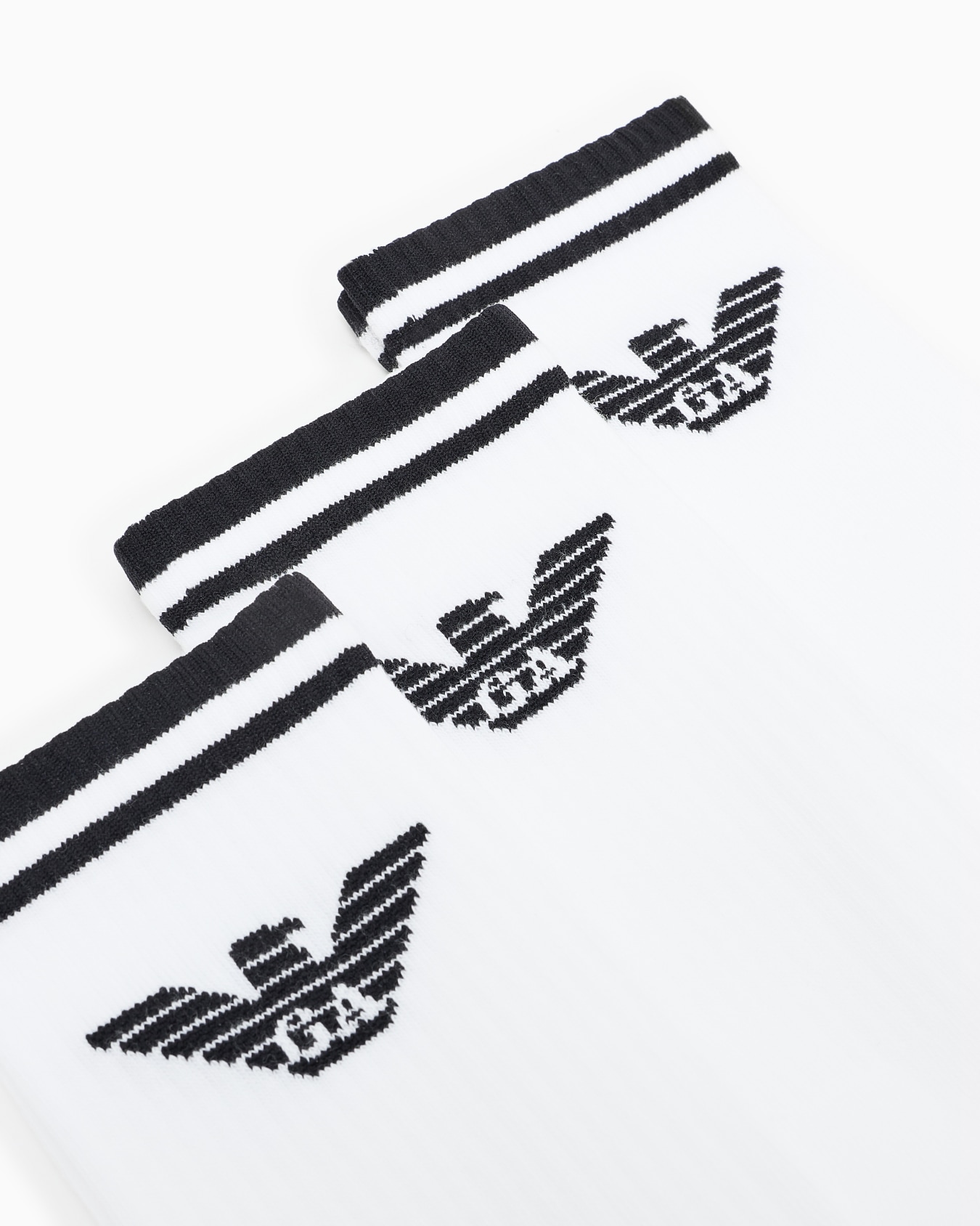 Three-pack of ASV eagle logo terrycloth socks Slide 1