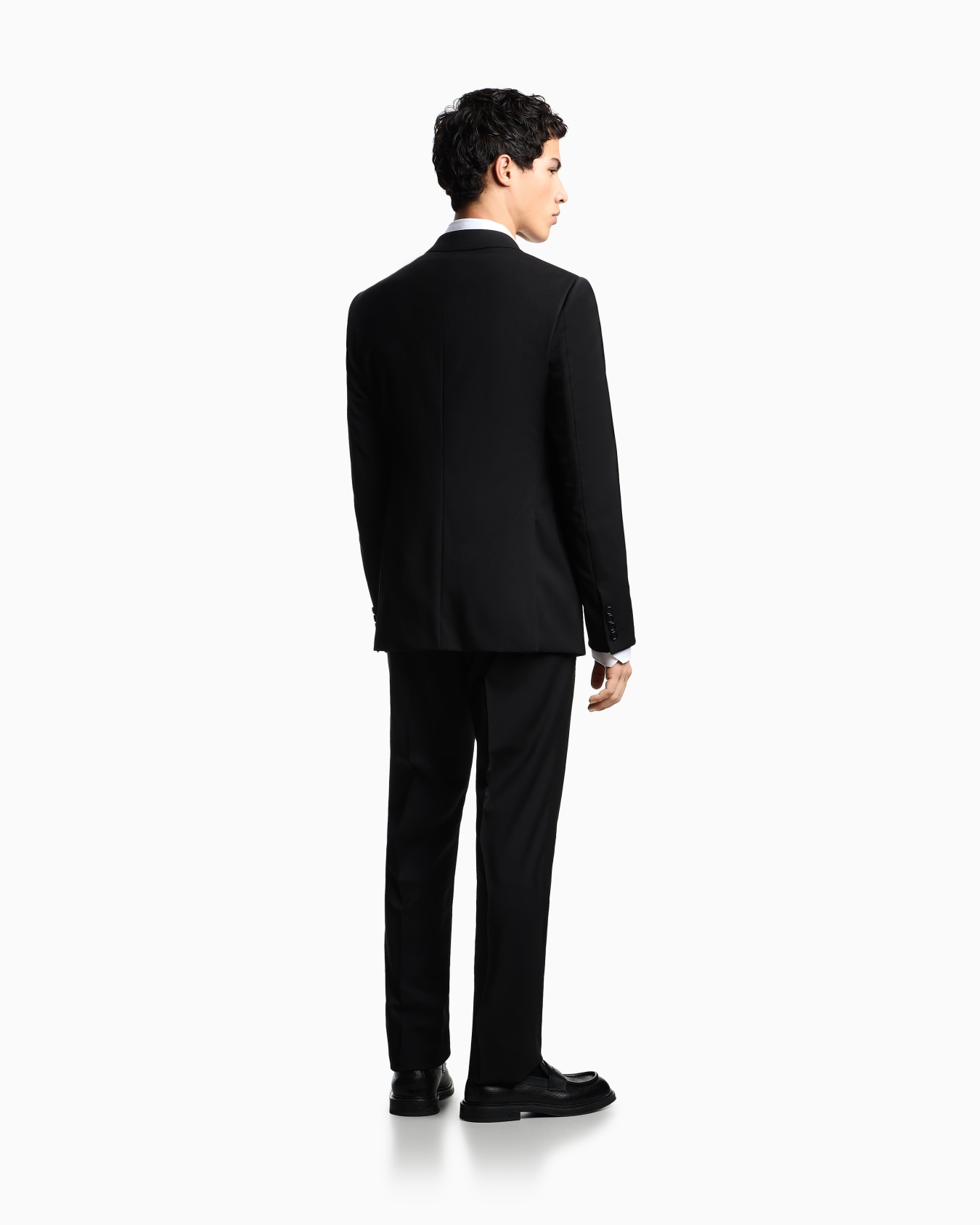 <オンライン限定>レギュラーフィット シングルブレストスーツ バージンウールアーミュア ジャカードストライプ スライドする 2