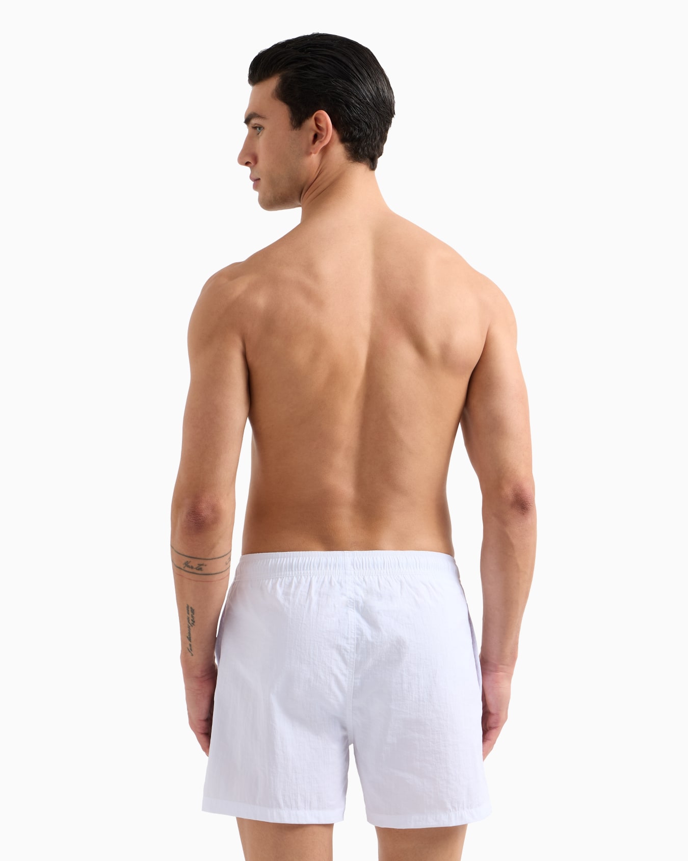 Short de bain avec broderie logo verticale Diapositive 2