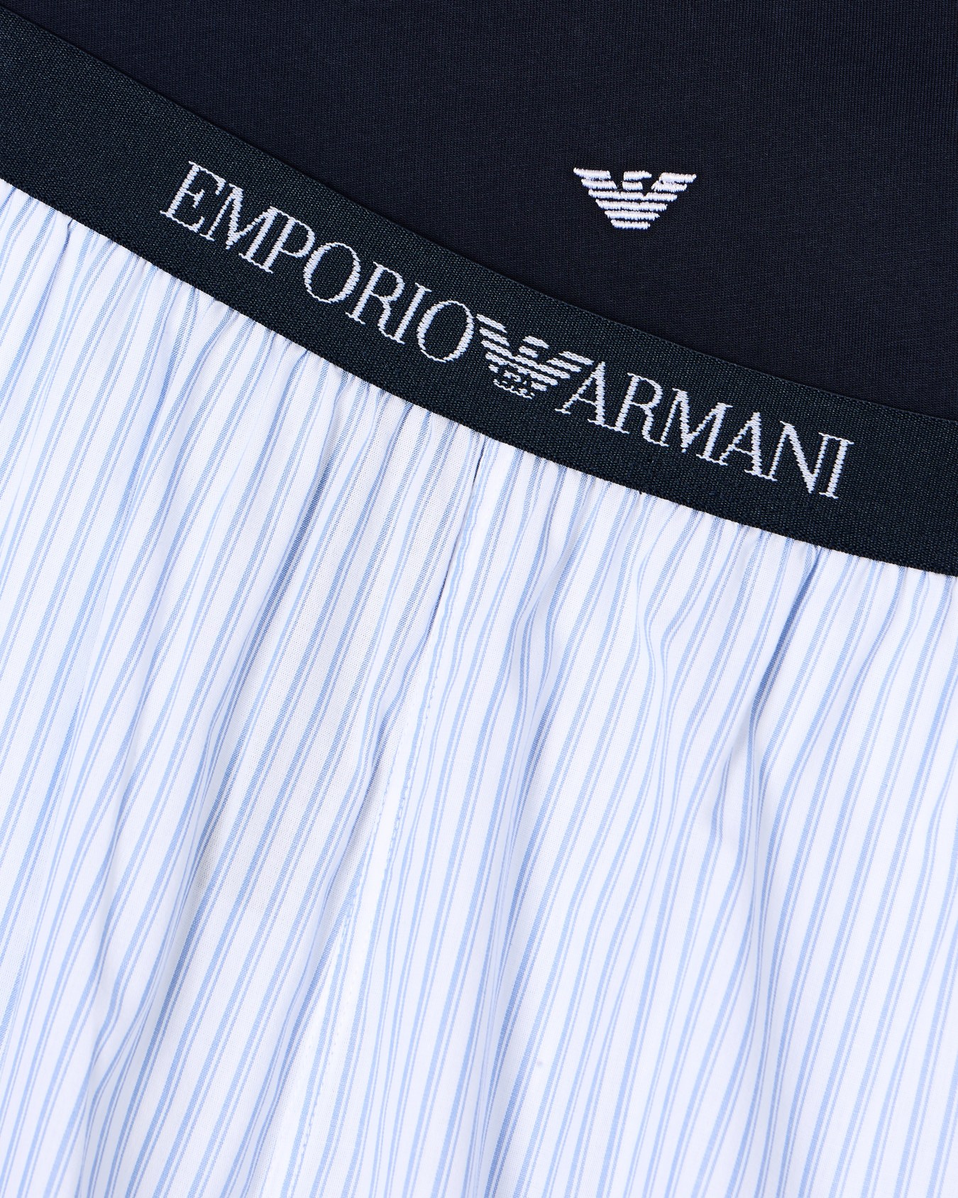 Pyjamas with trousers in all-over pattern jacquard Slide 3