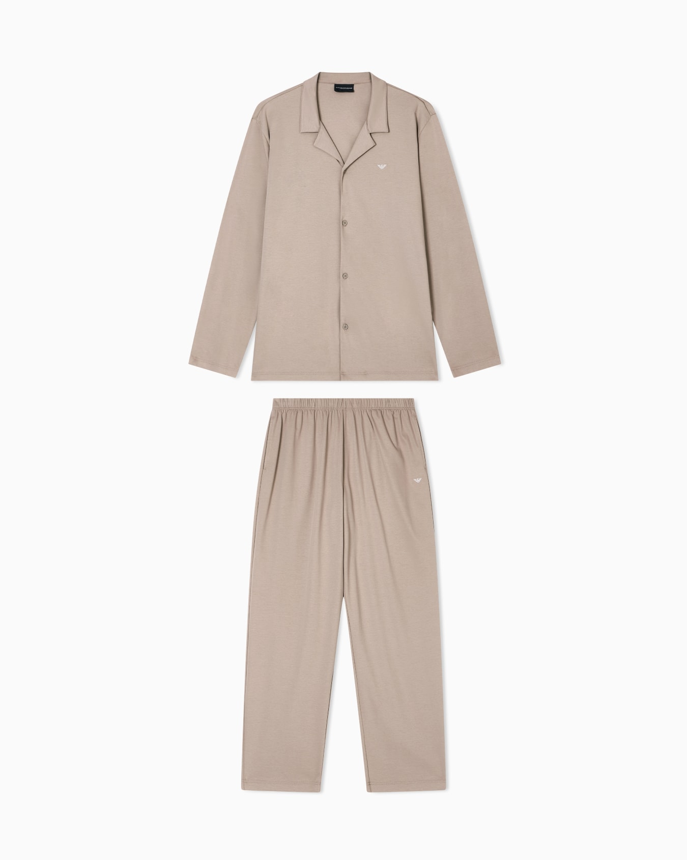 ASV deluxe jersey pyjamas with lapels Slide 0