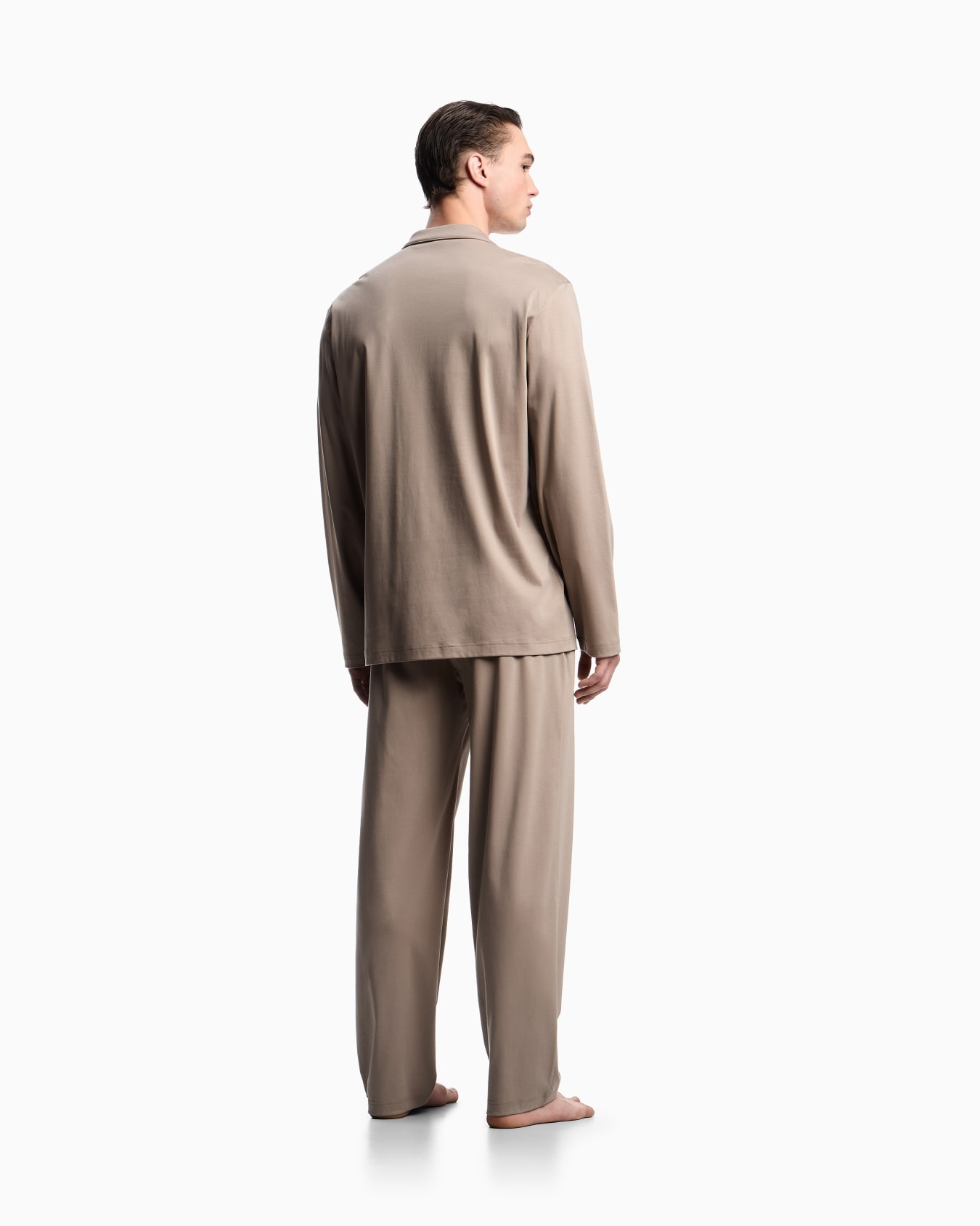 ASV deluxe jersey pyjamas with lapels Slide 2