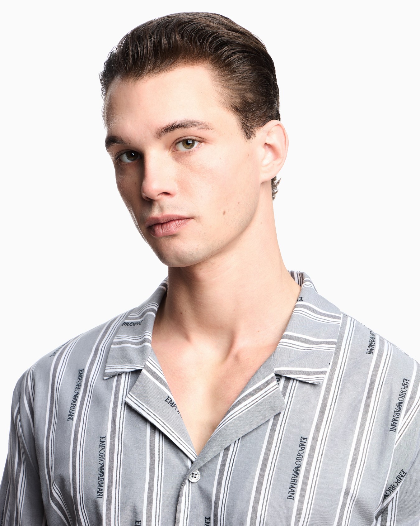 Pyjamas with jacquard logo pattern Slide 4
