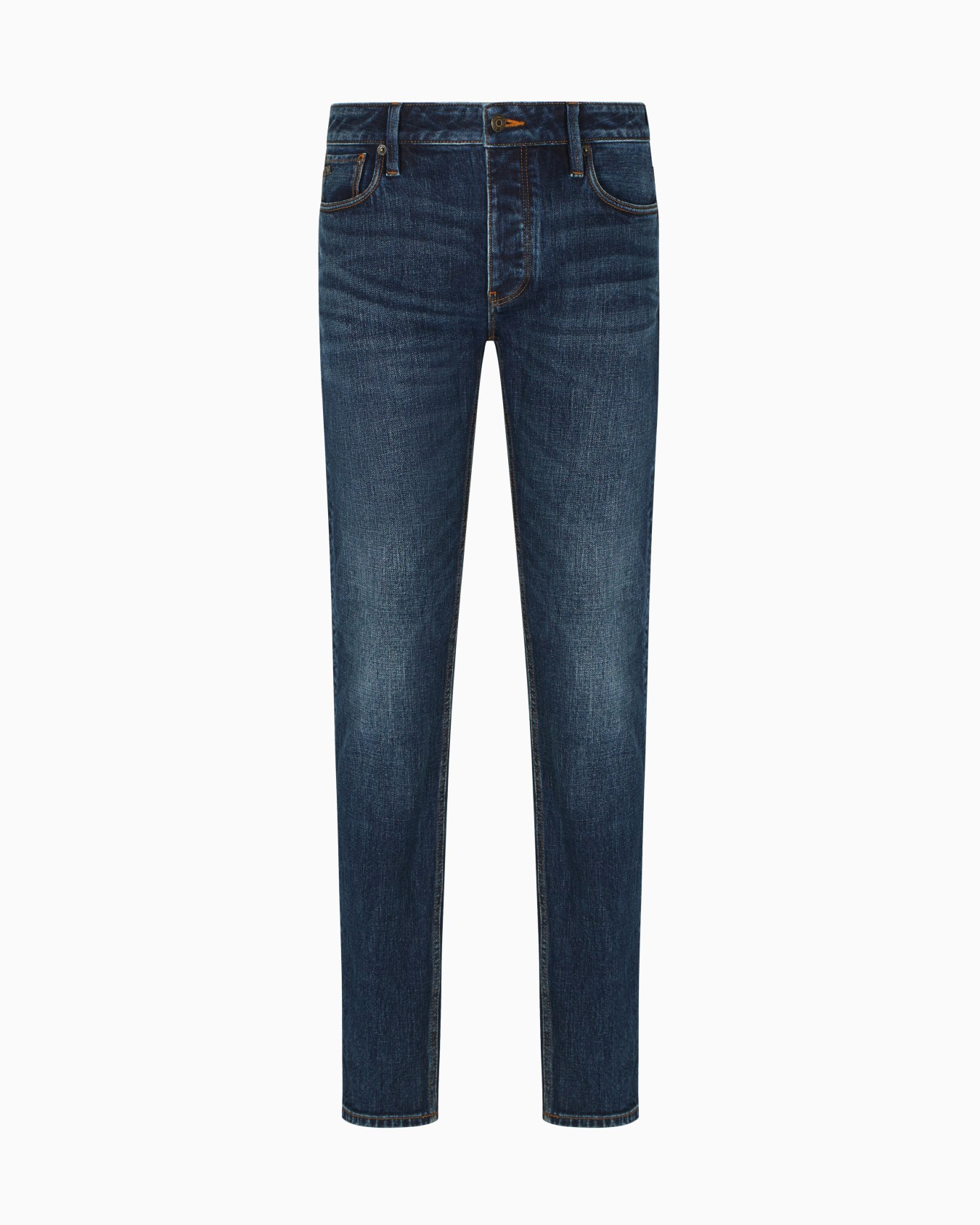 J75 slim-fit, stone-washed stretch-denim jeans Slide 0