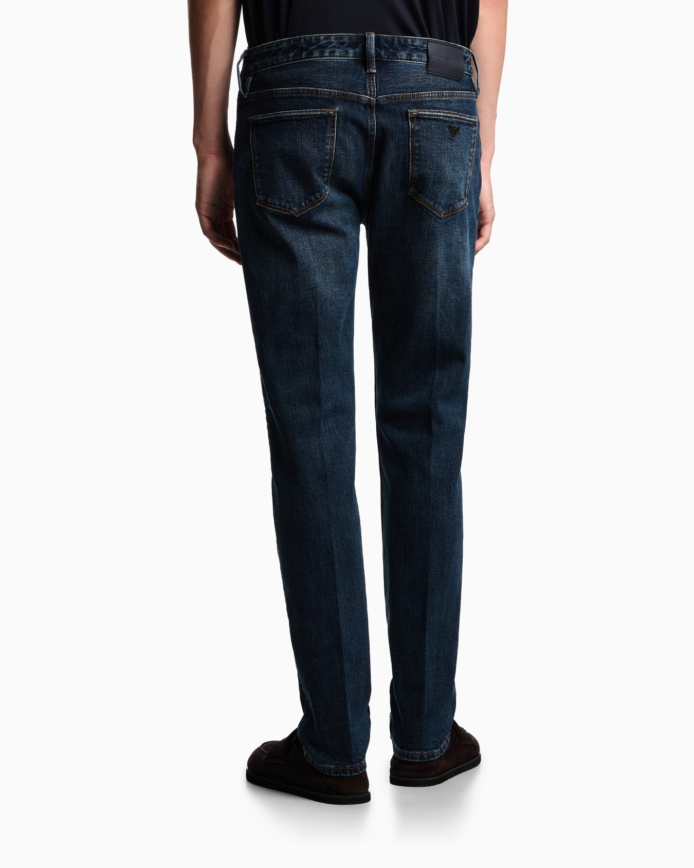 J75 slim-fit, stone-washed stretch-denim jeans Slide 2