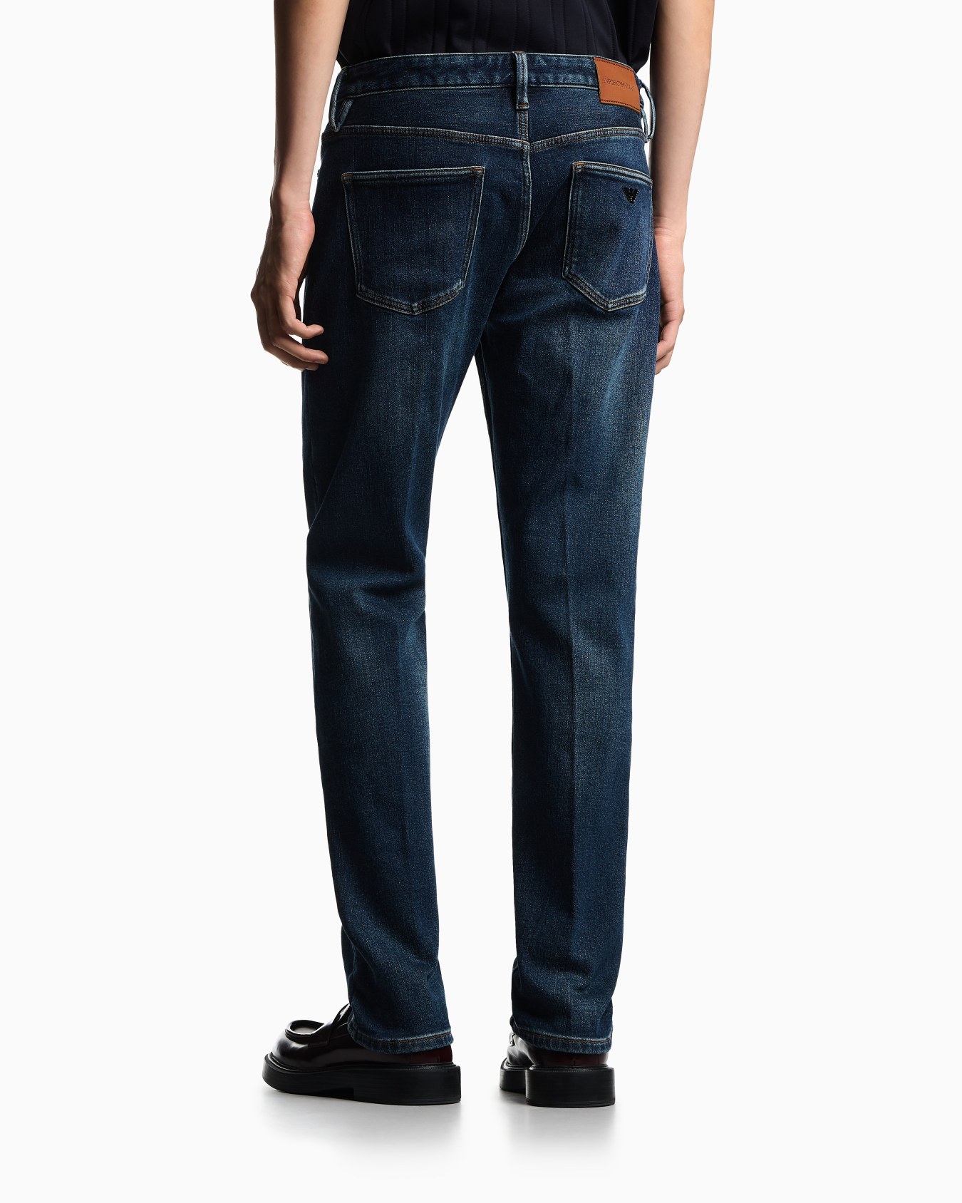 ASV J75 slim-fit jeans in stone-washed brushed stretch denim Slide 2