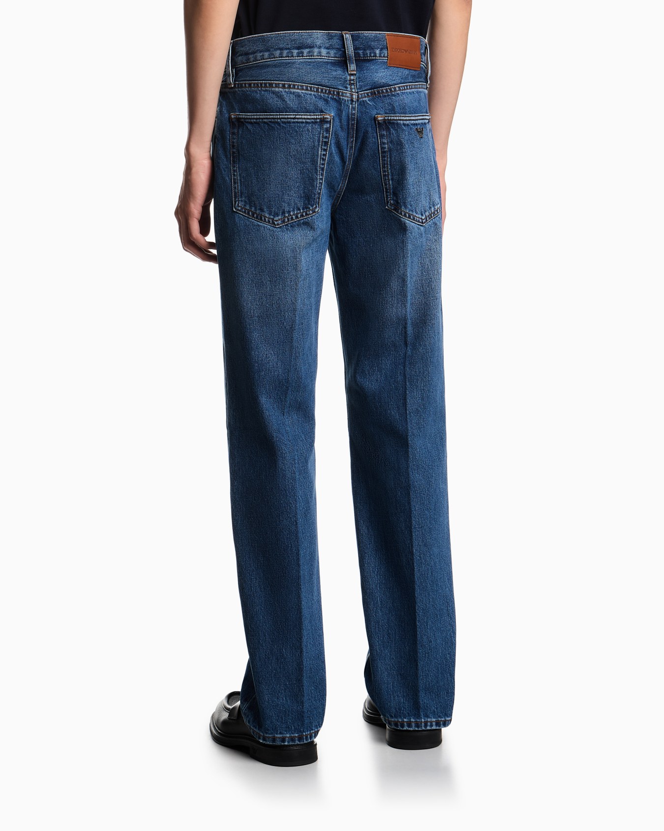 J76 straight-fit, stone-washed denim jeans Slide 2