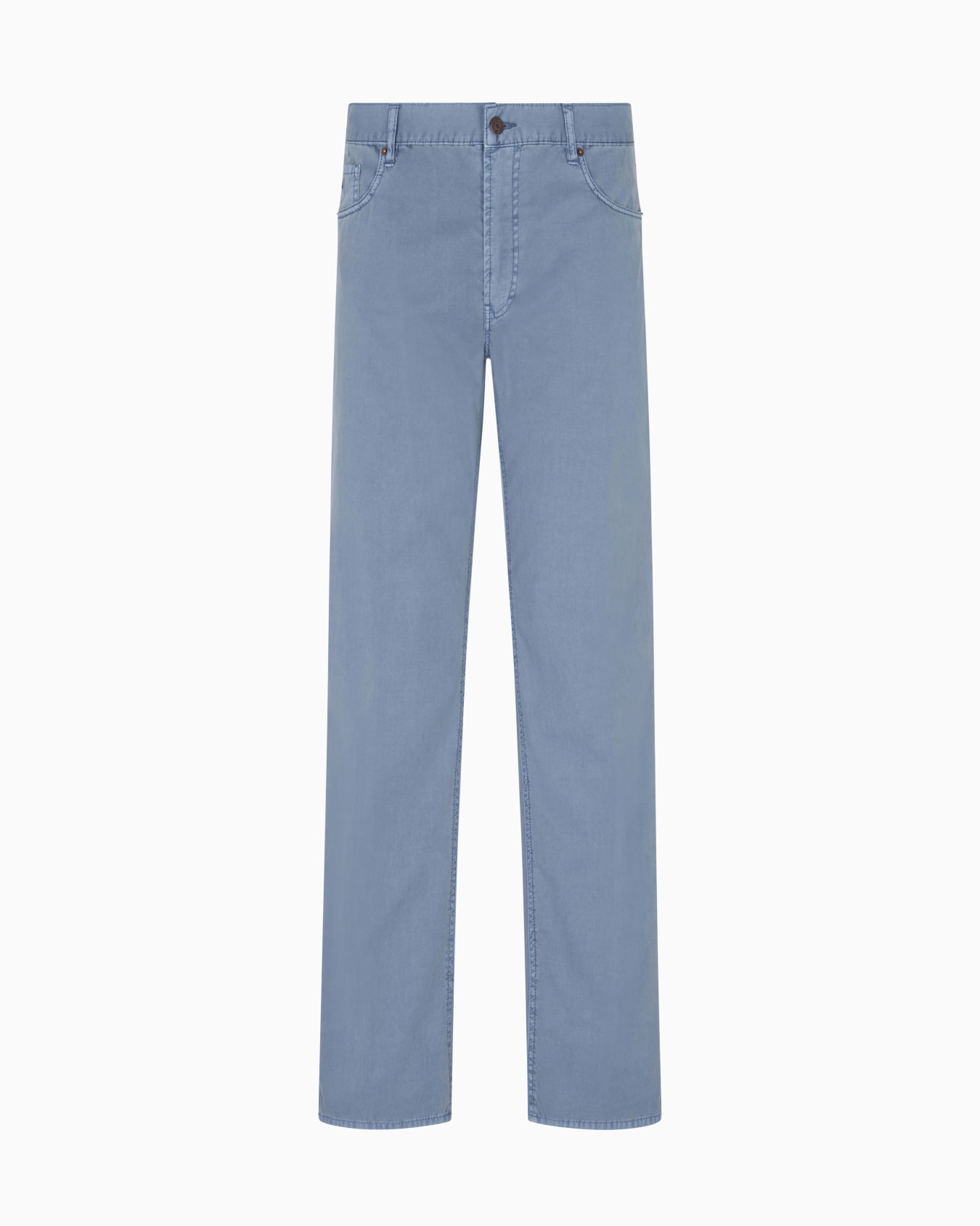 J76 straight-fit five-pocket washed twill trousers Slide 0