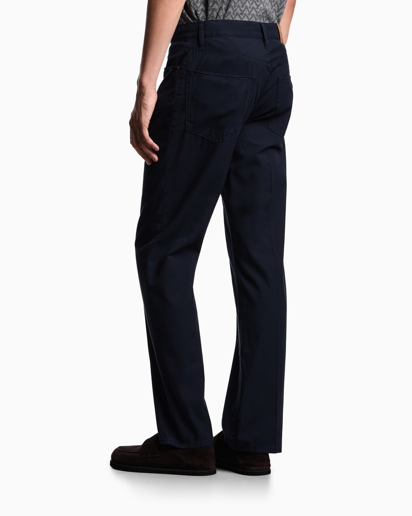 J76 straight-fit five-pocket washed twill trousers Slide 2