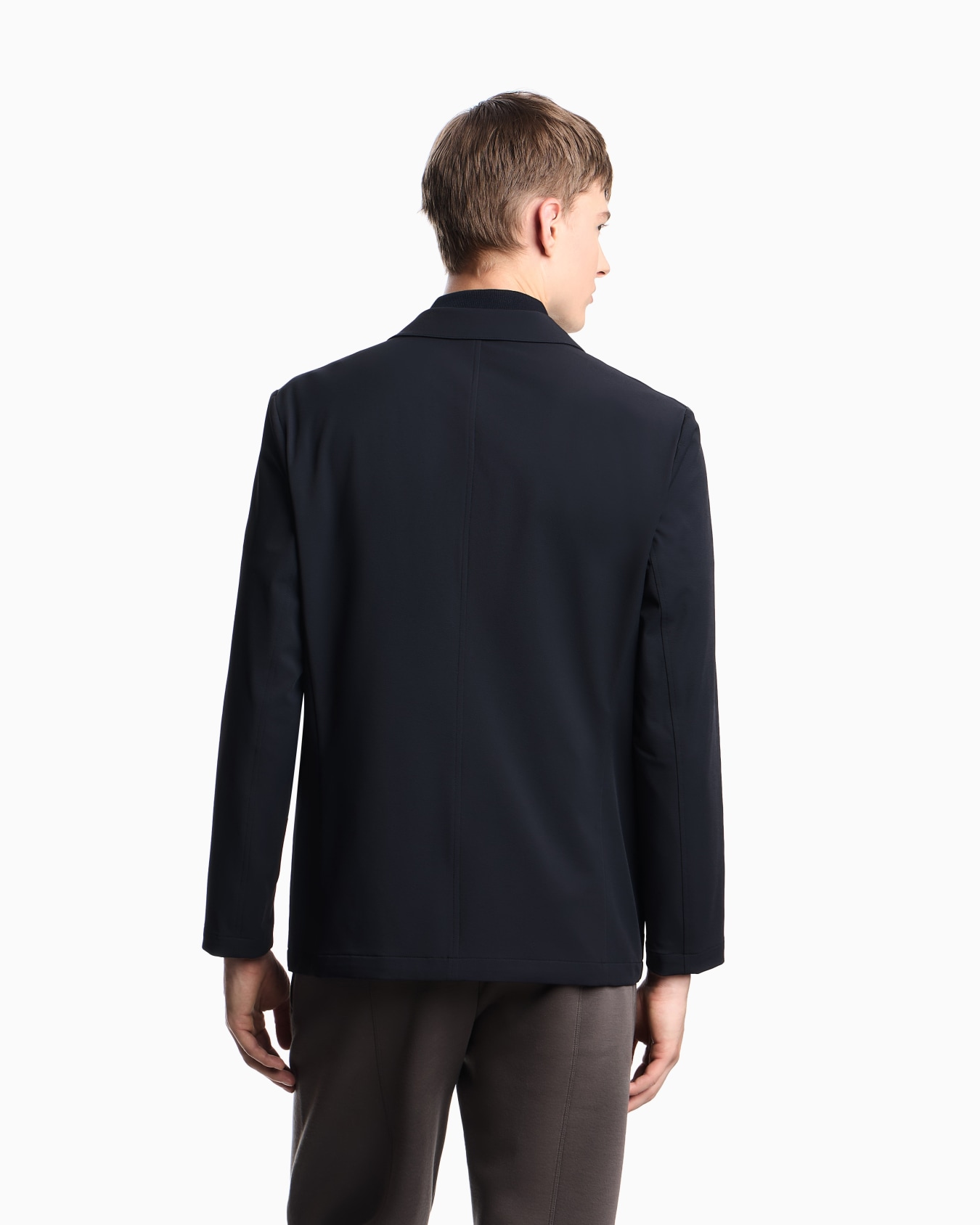 Travel Essentials nylon single-breasted blazer Slide 2