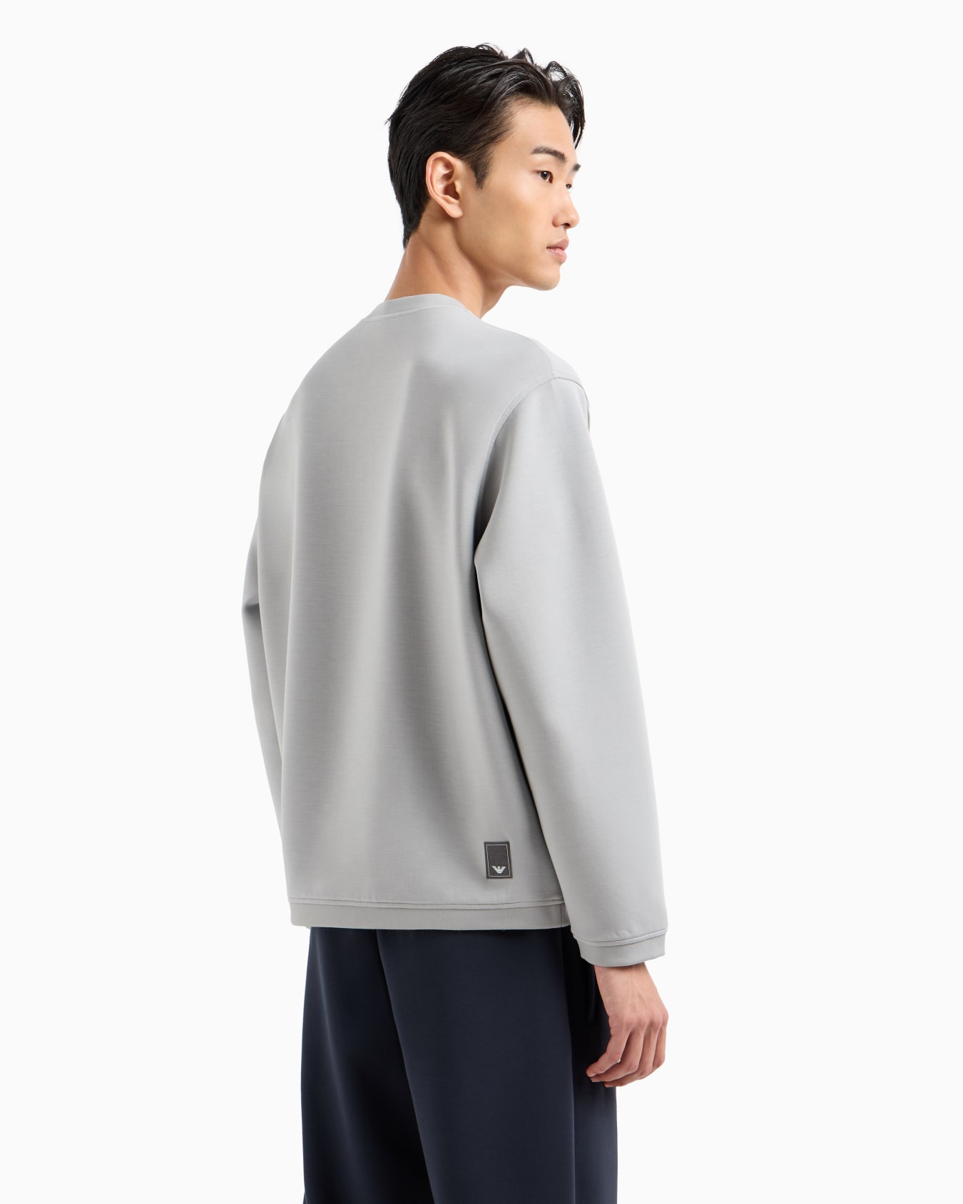 Travel Essential modal-blend double jersey sweatshirt Slide 1