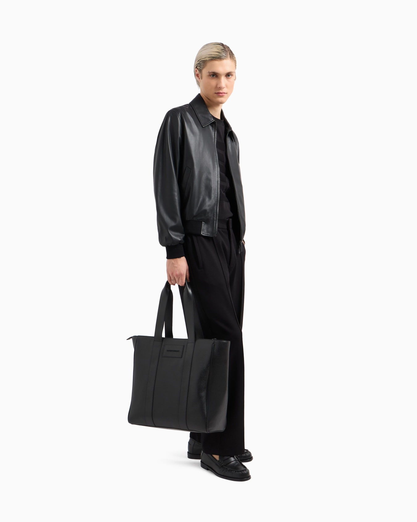 Sac cabas en cuir martelé Diapositive 5