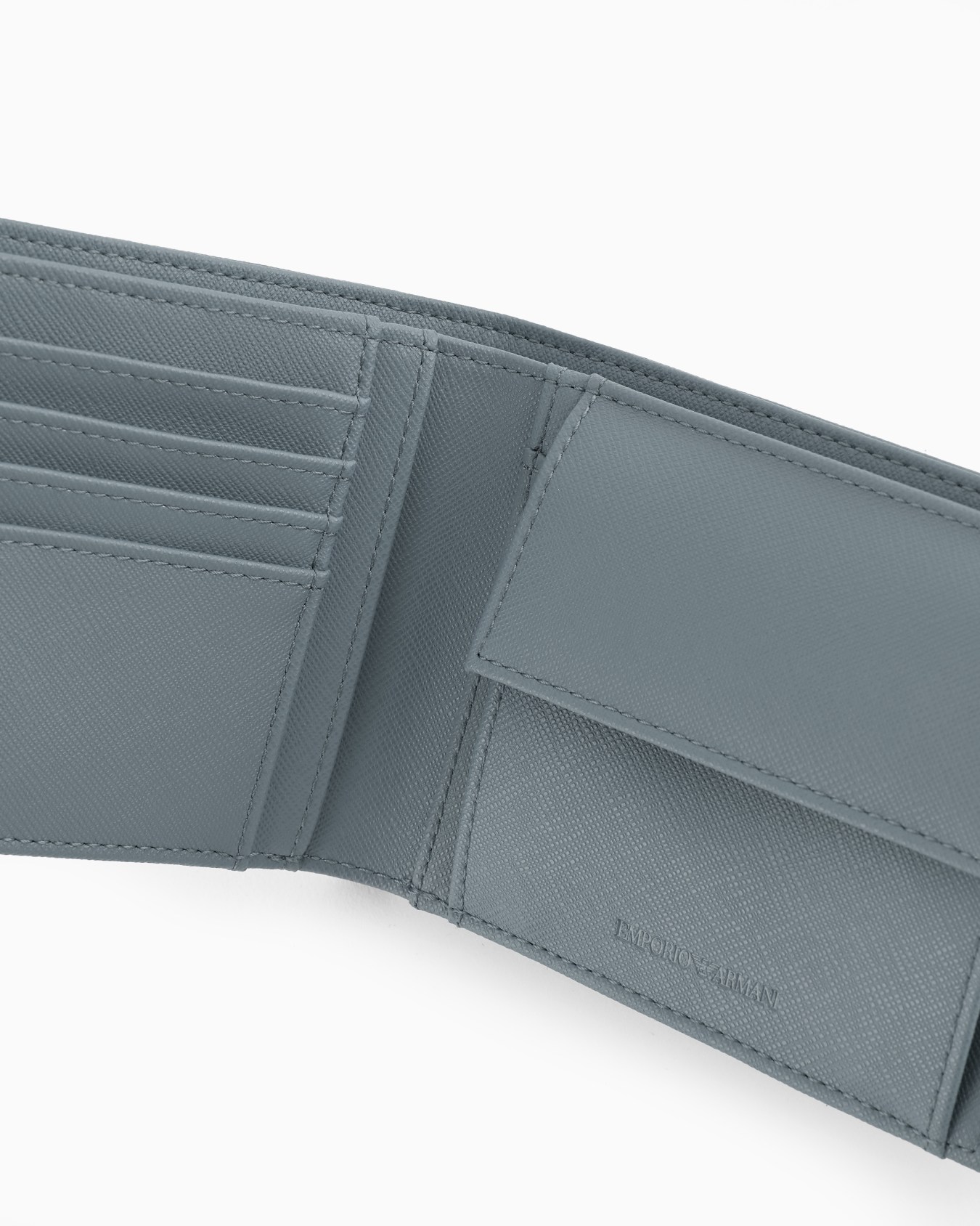 ASV regenerated Saffiano bifold wallet Slide 3