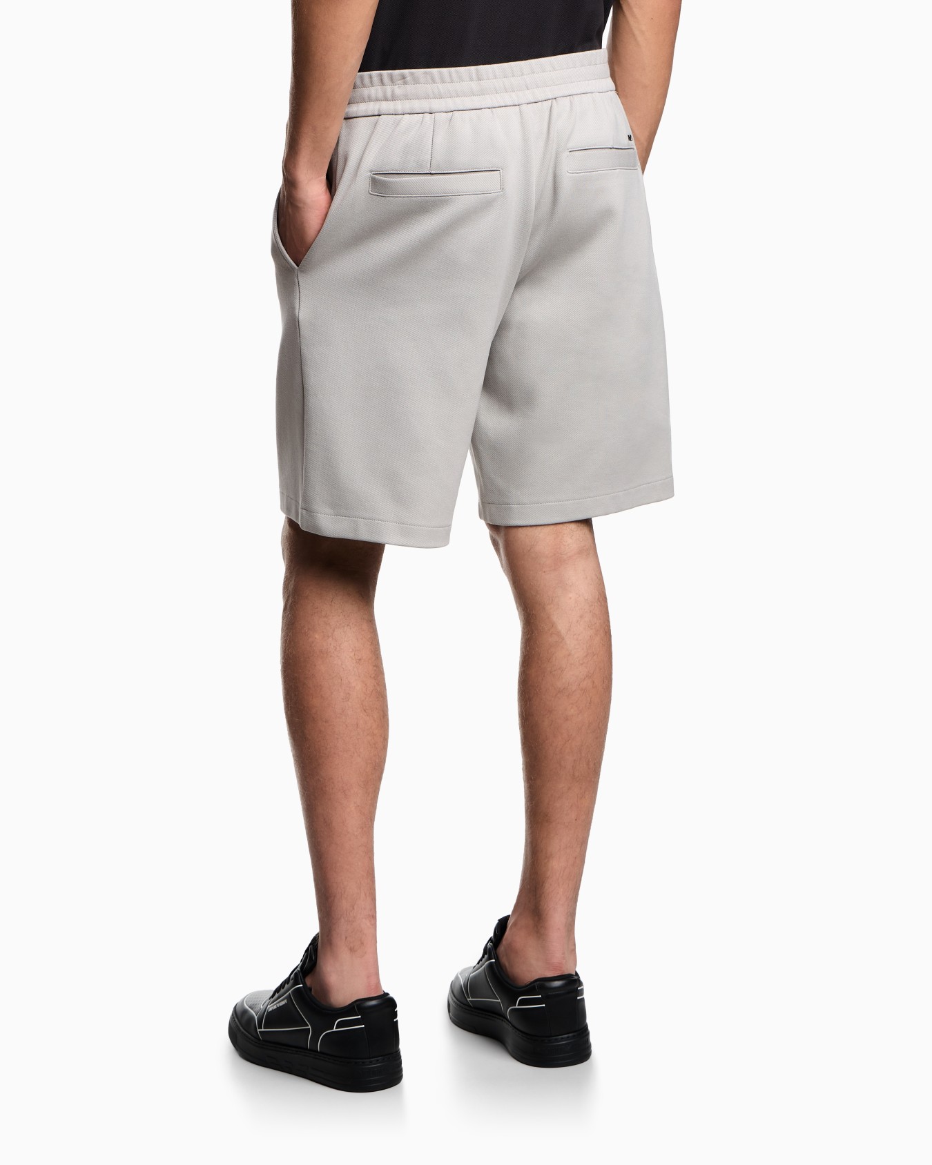 Jersey Bermuda shorts with ribs Slide 2