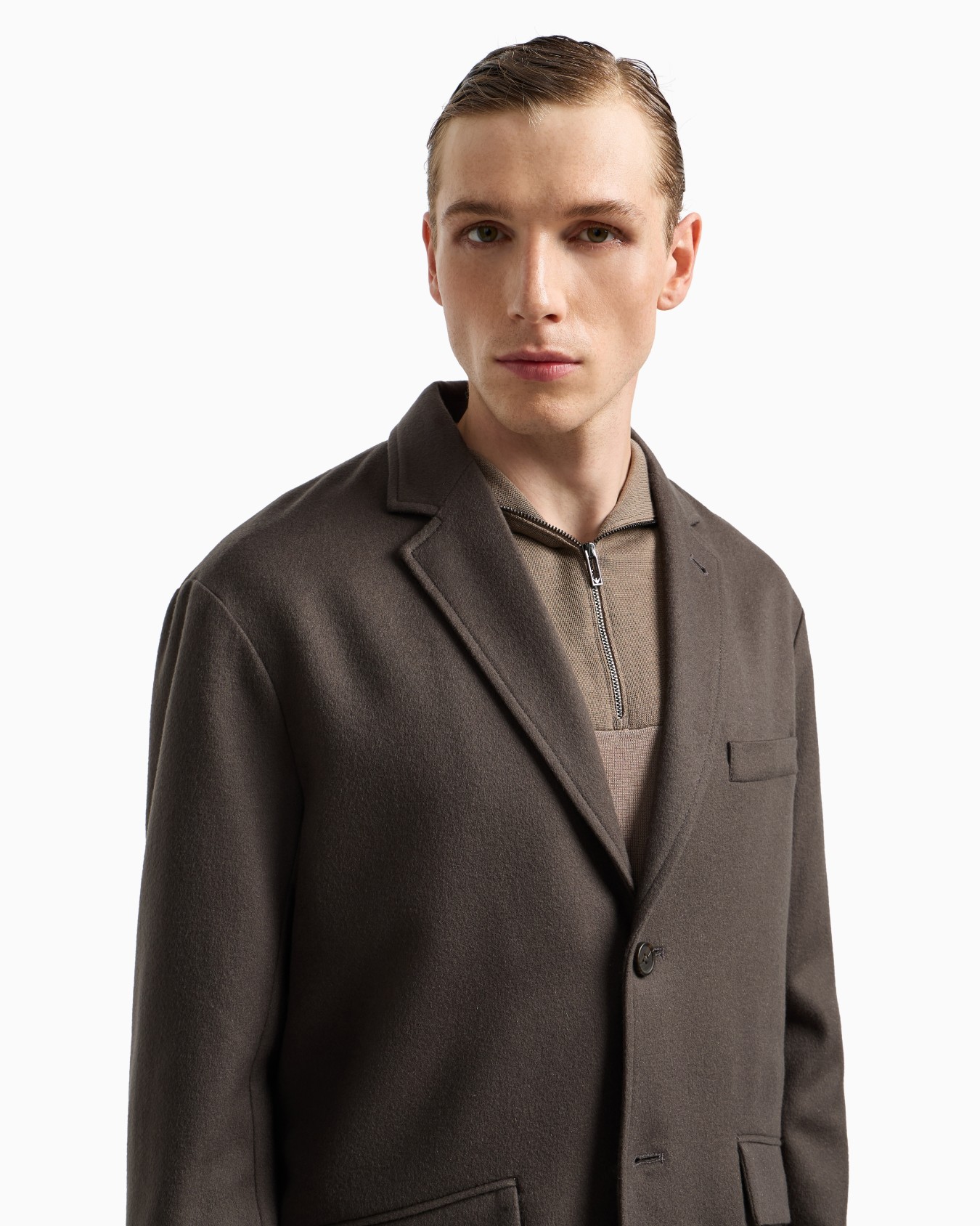 Virgin wool blazer with lapels  Slide 5