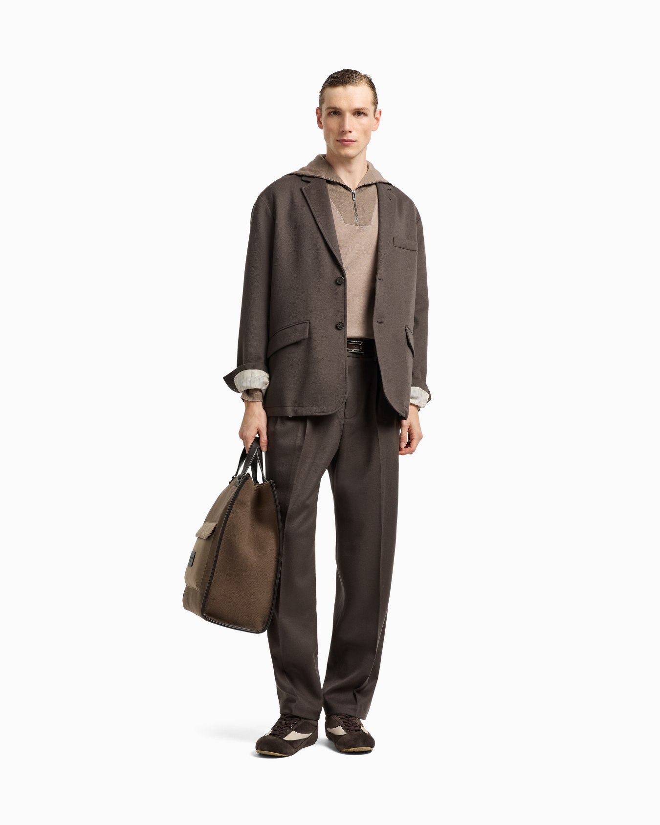 Virgin wool blazer with lapels  Slide 2