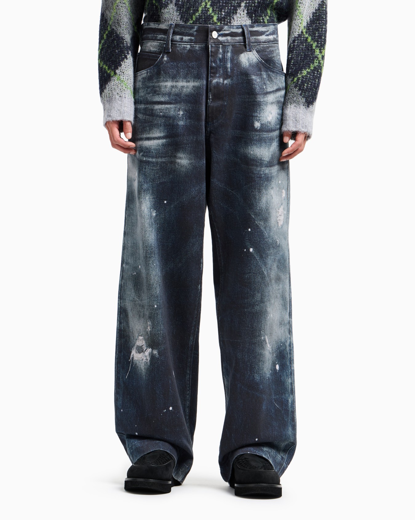 ASV Bedruckte Jeans aus Bio-Drill mit einem Aufdruck der New York Sonderkollektion Folie 3