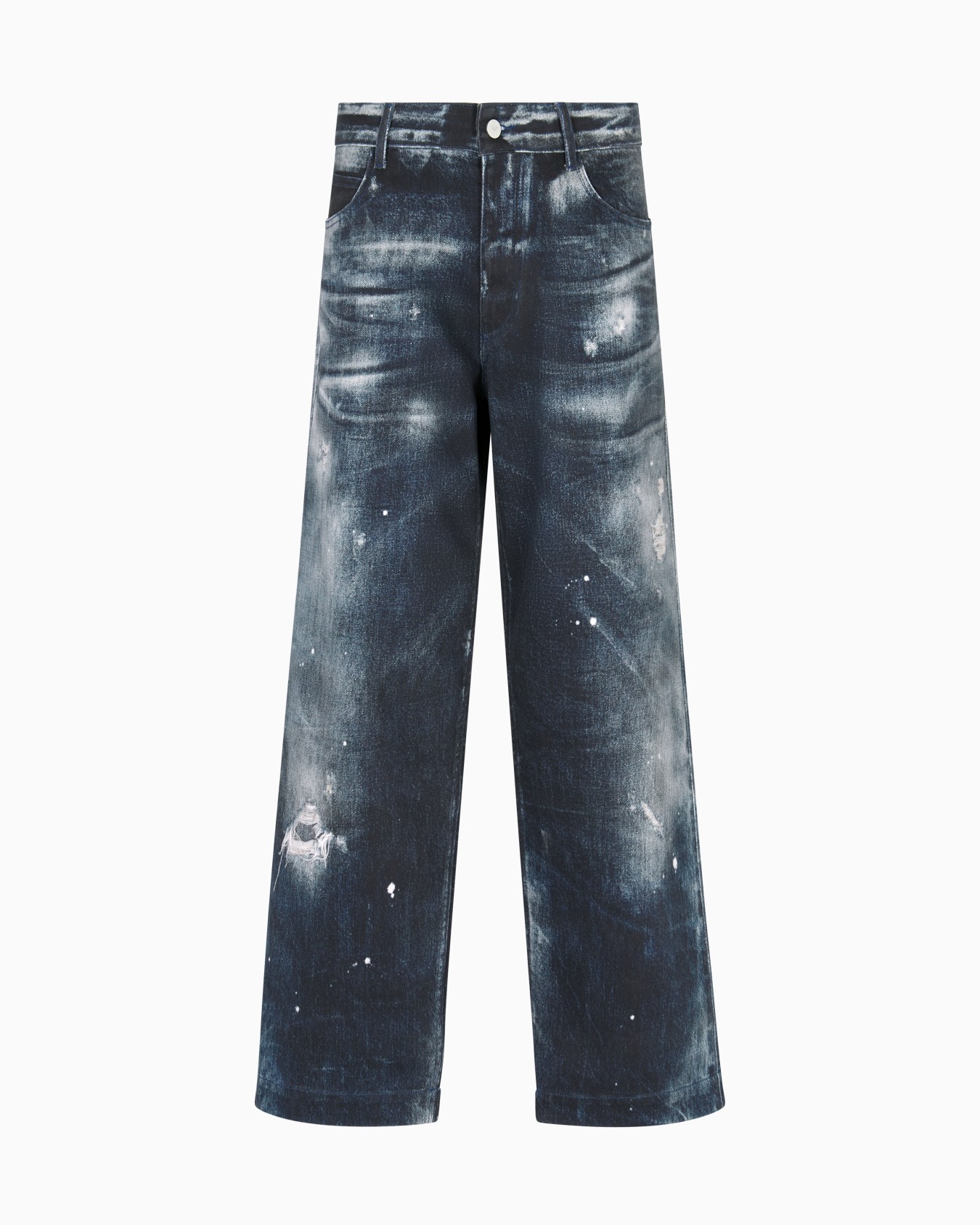 ASV Bedruckte Jeans aus Bio-Drill mit einem Aufdruck der New York Sonderkollektion Folie 0