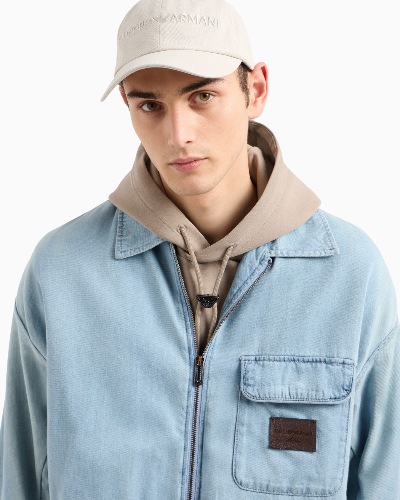 Baseball cap with Emporio Armani embroidery Slide 2