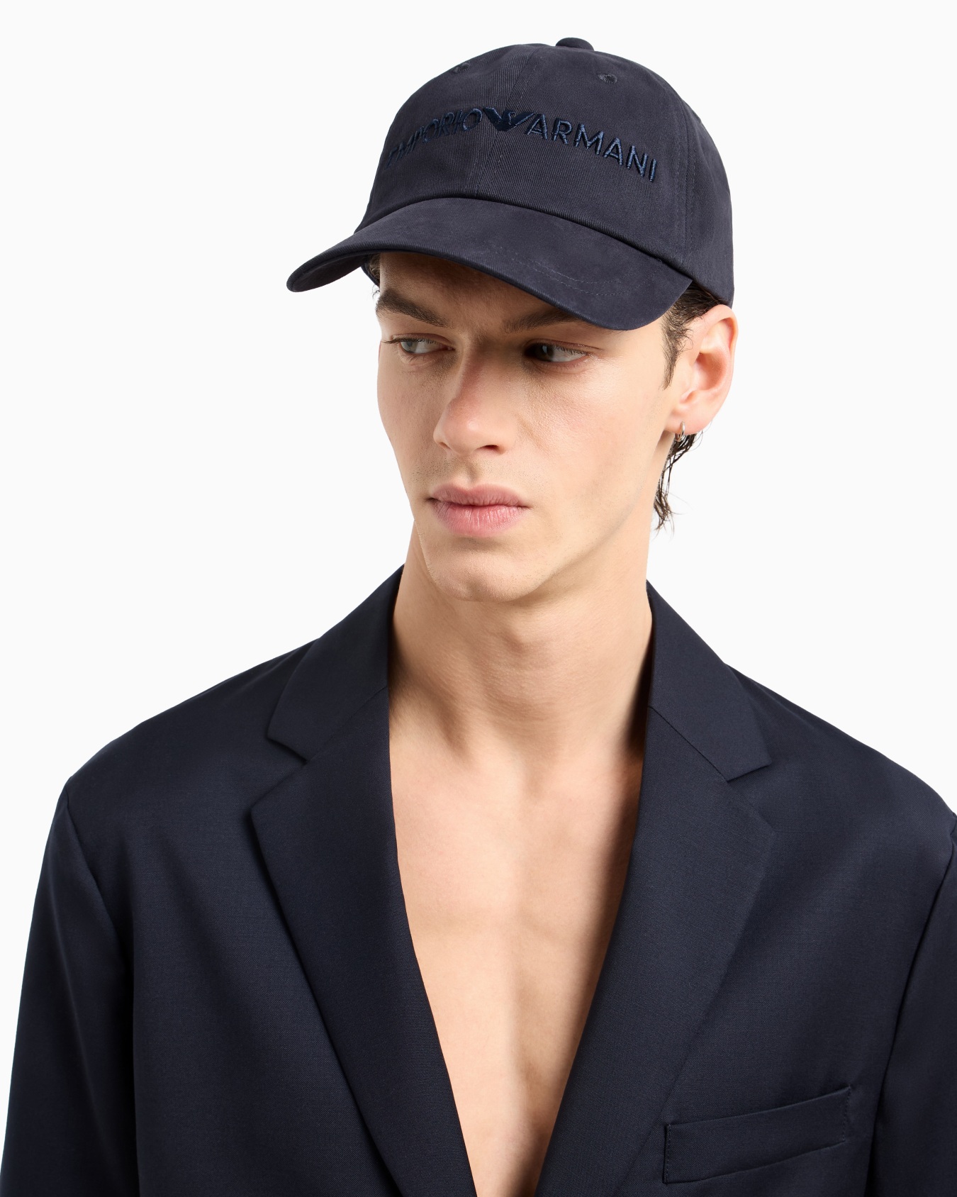 Baseball cap with Emporio Armani embroidery Slide 2
