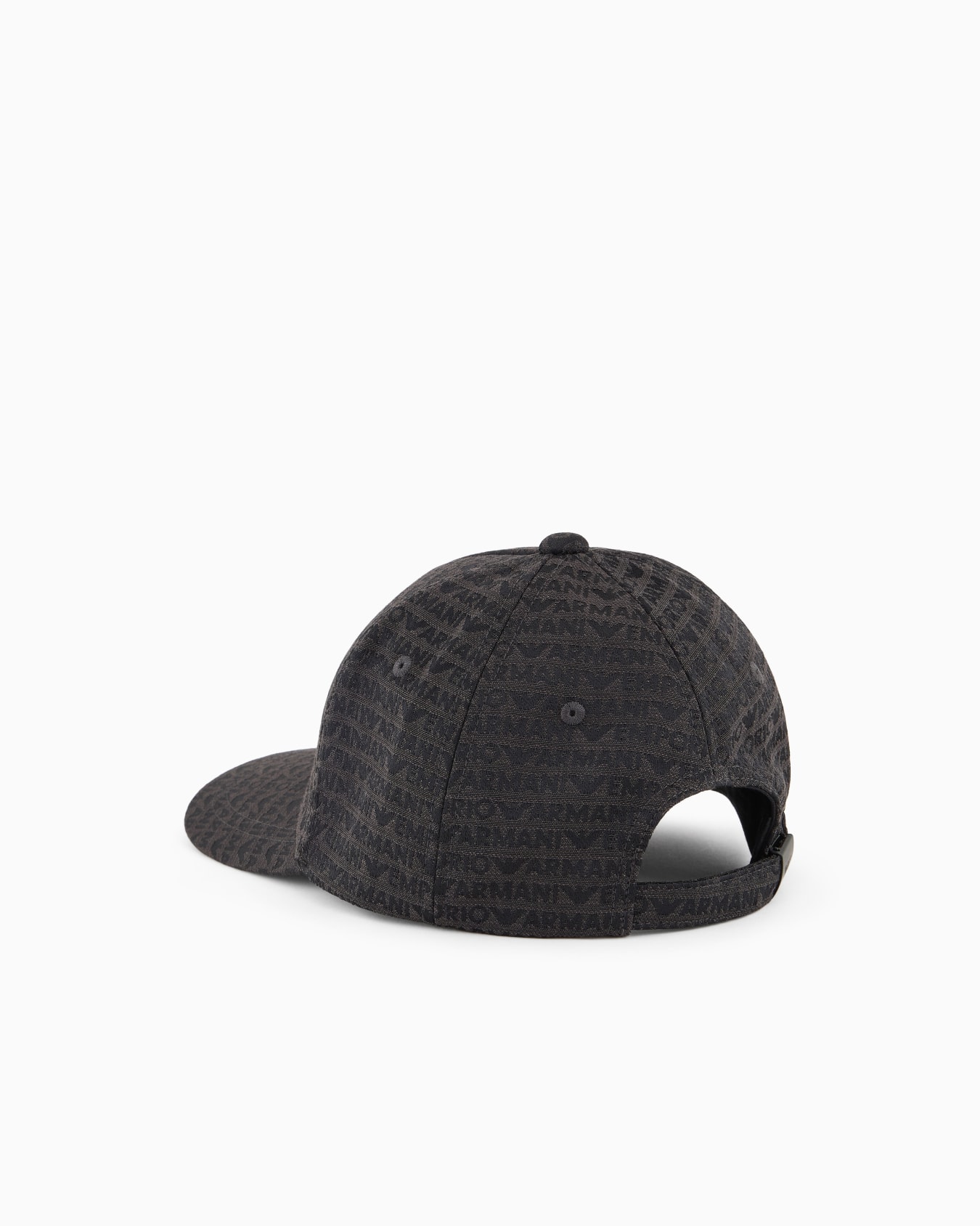 Jacquard nylon baseball cap with all-over logo lettering Slide 1