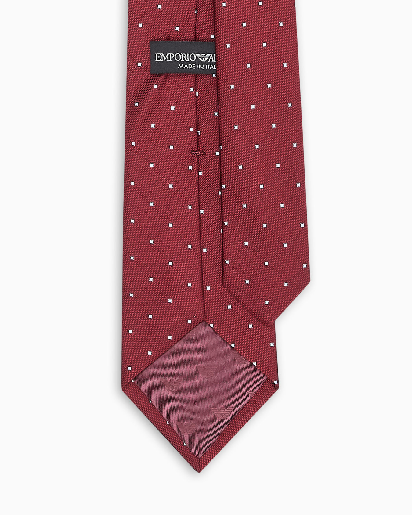 Krawatte aus reiner Seide Mikro-Muster in Jacquard-Stoff-Verarbeitung Folie 1
