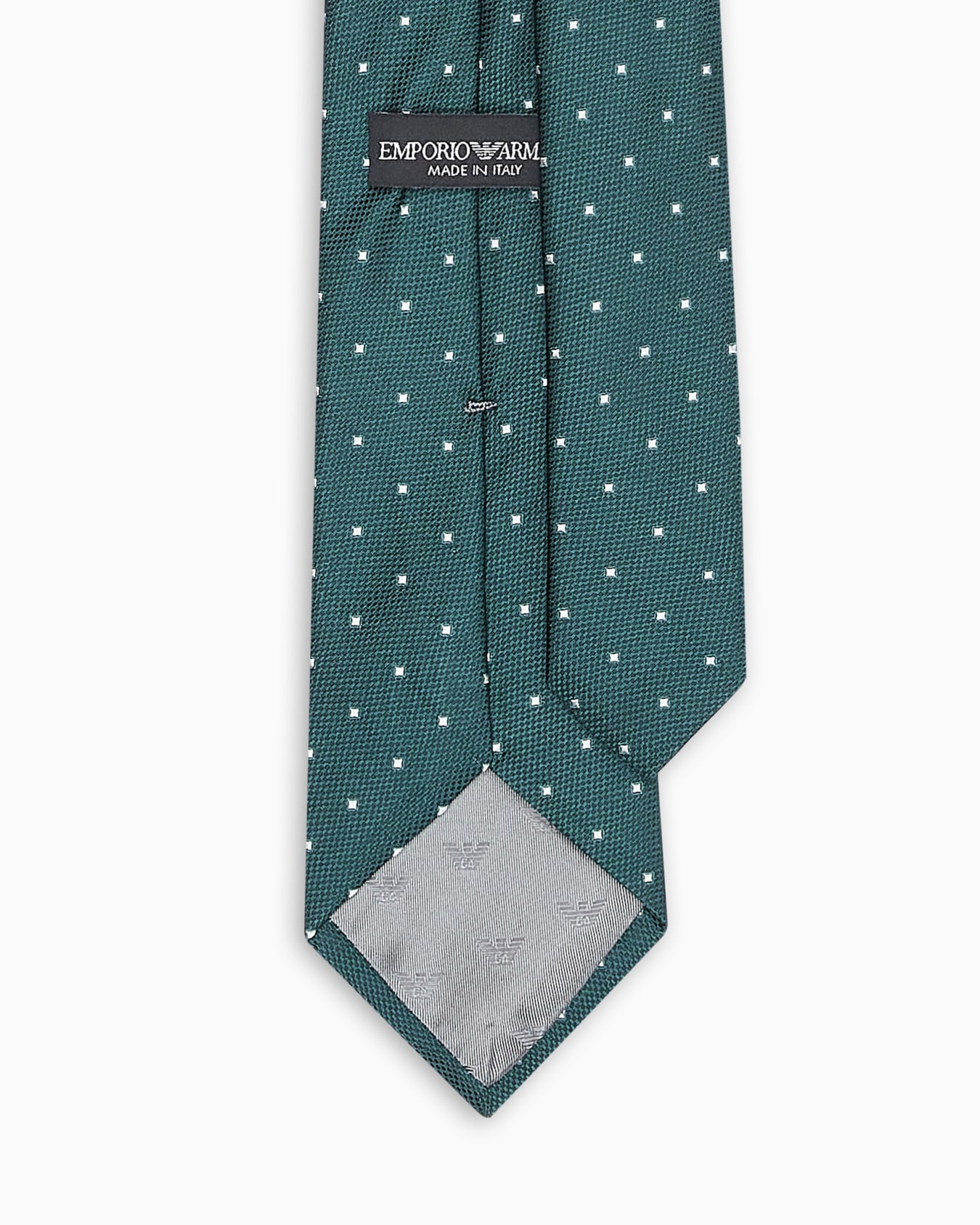 Cravate en pure soie à micro-motif jacquard Diapositive 1