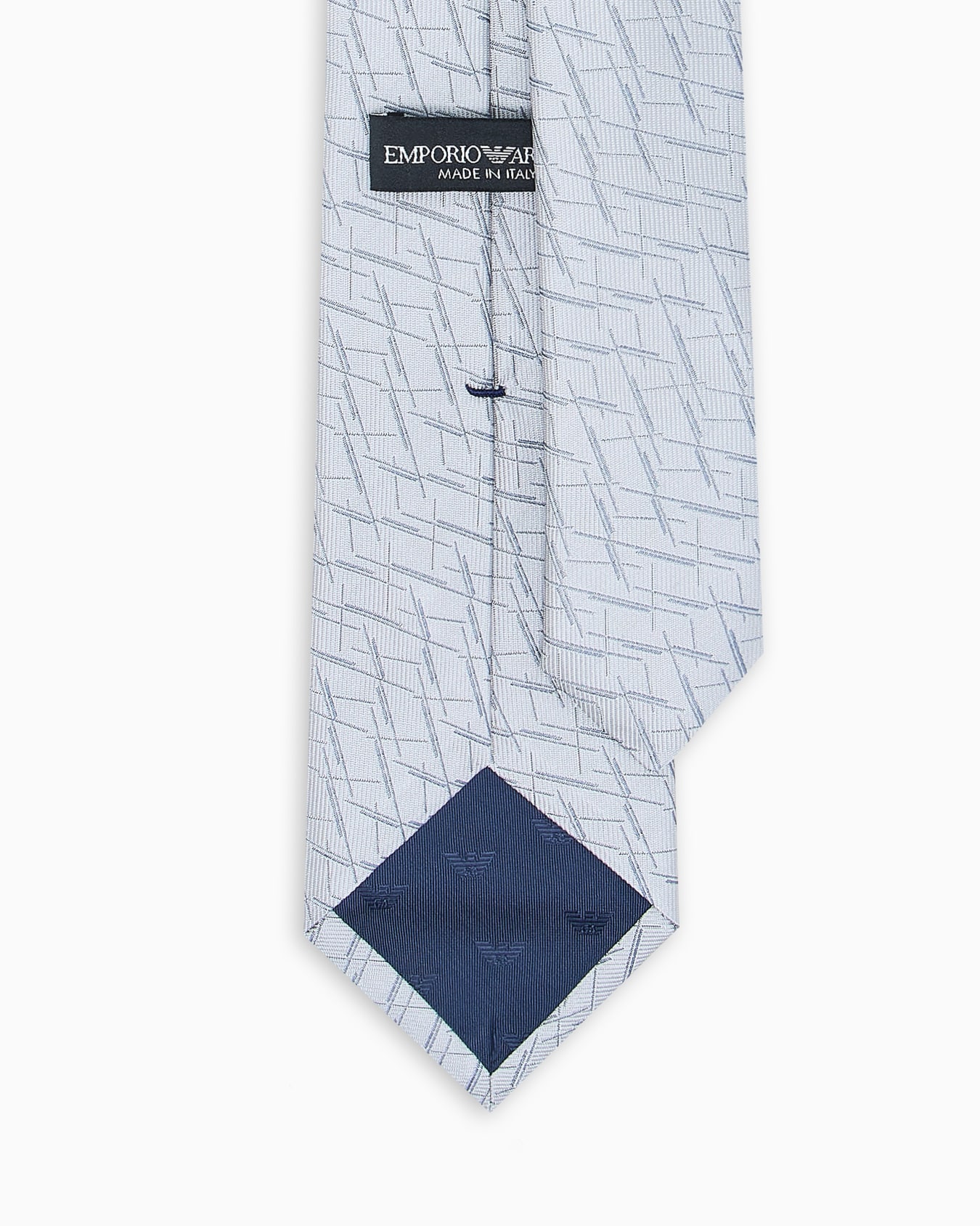 Cravate en pure soie motif jacquard abstrait Diapositive 1