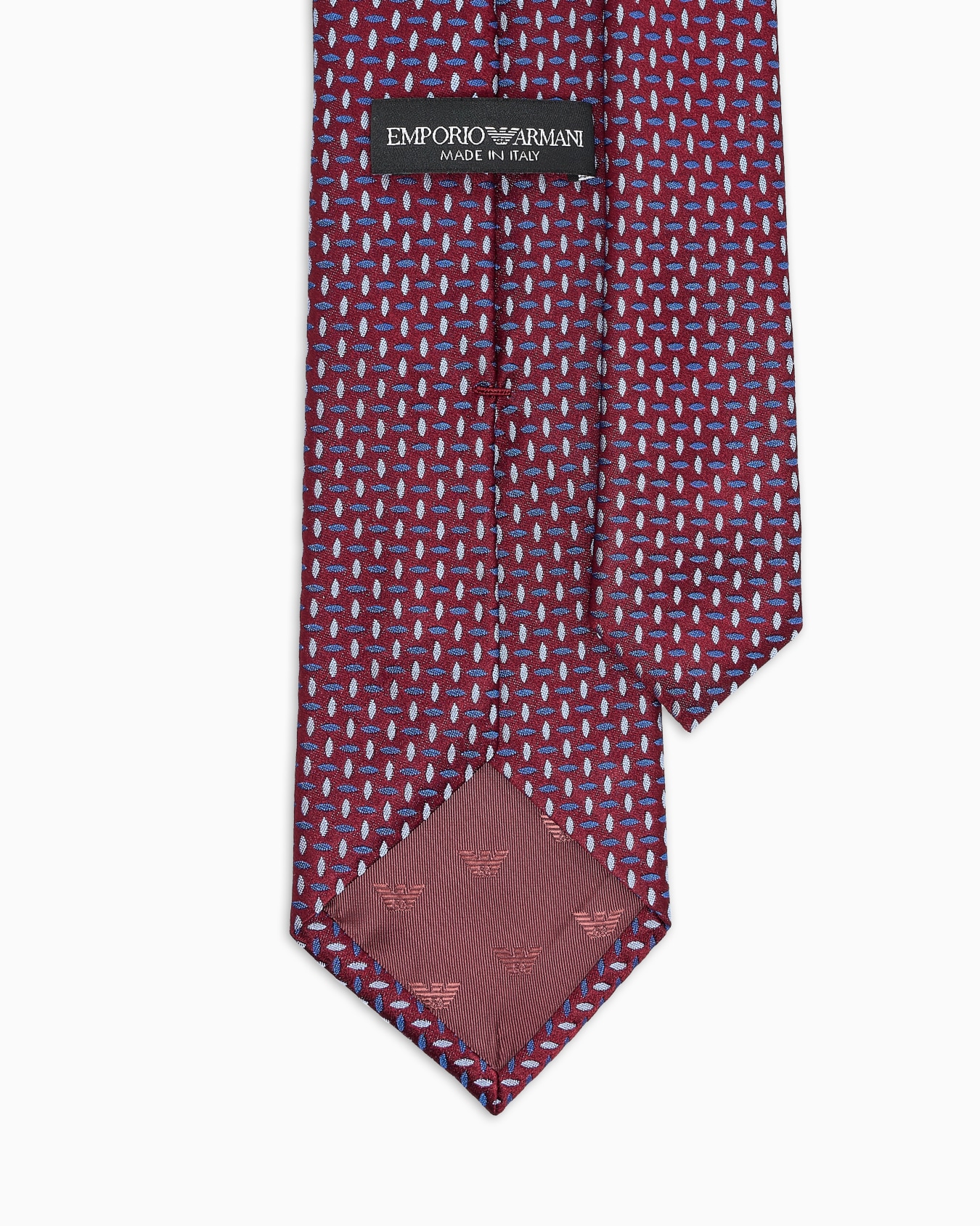 Krawatte aus reiner Seide Mikro-Muster in Jacquard-Stoff-Verarbeitung Folie 1