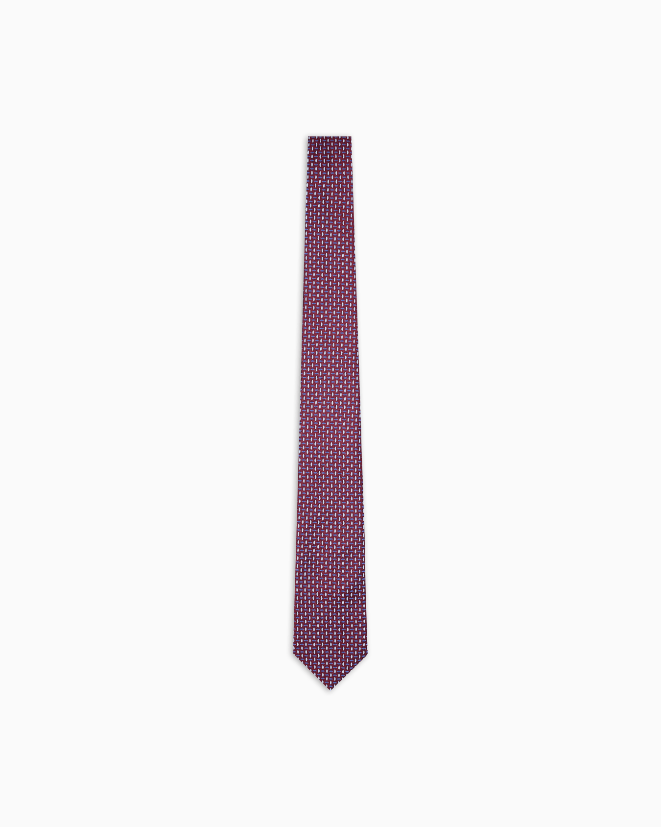 Krawatte aus reiner Seide Mikro-Muster in Jacquard-Stoff-Verarbeitung Folie 0