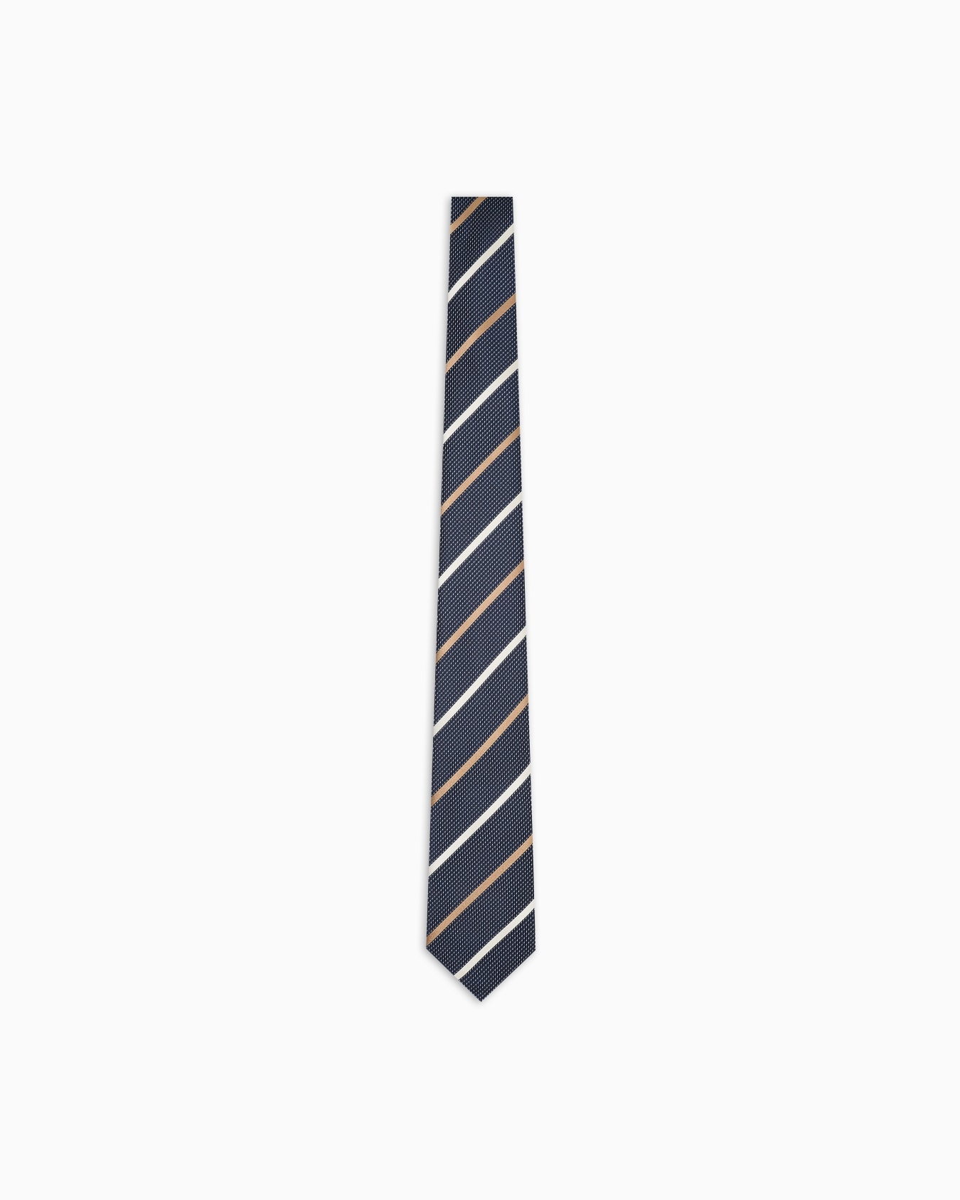 Cravate en pure soie motif jacquard Diapositive 0