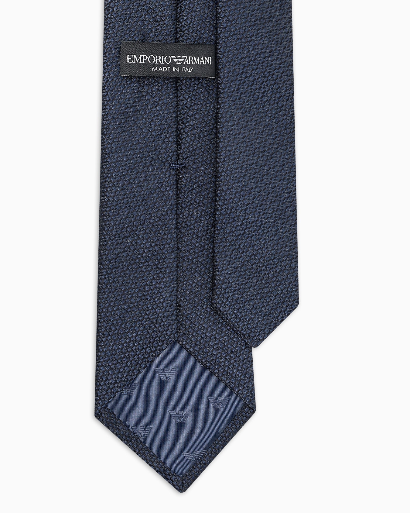 Pure silk micro-textured tie Slide 1