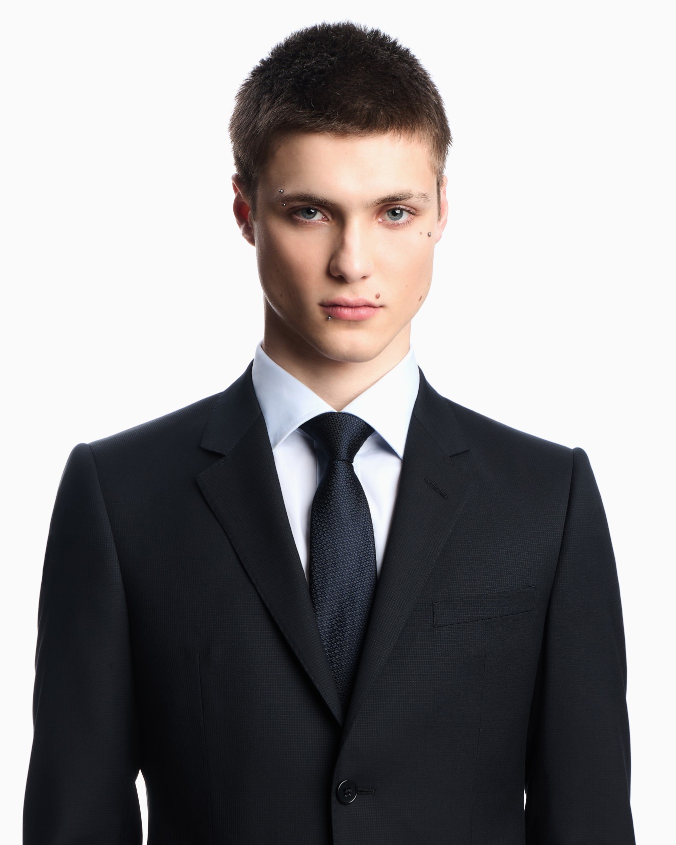 Pure silk micro-textured tie Slide 2