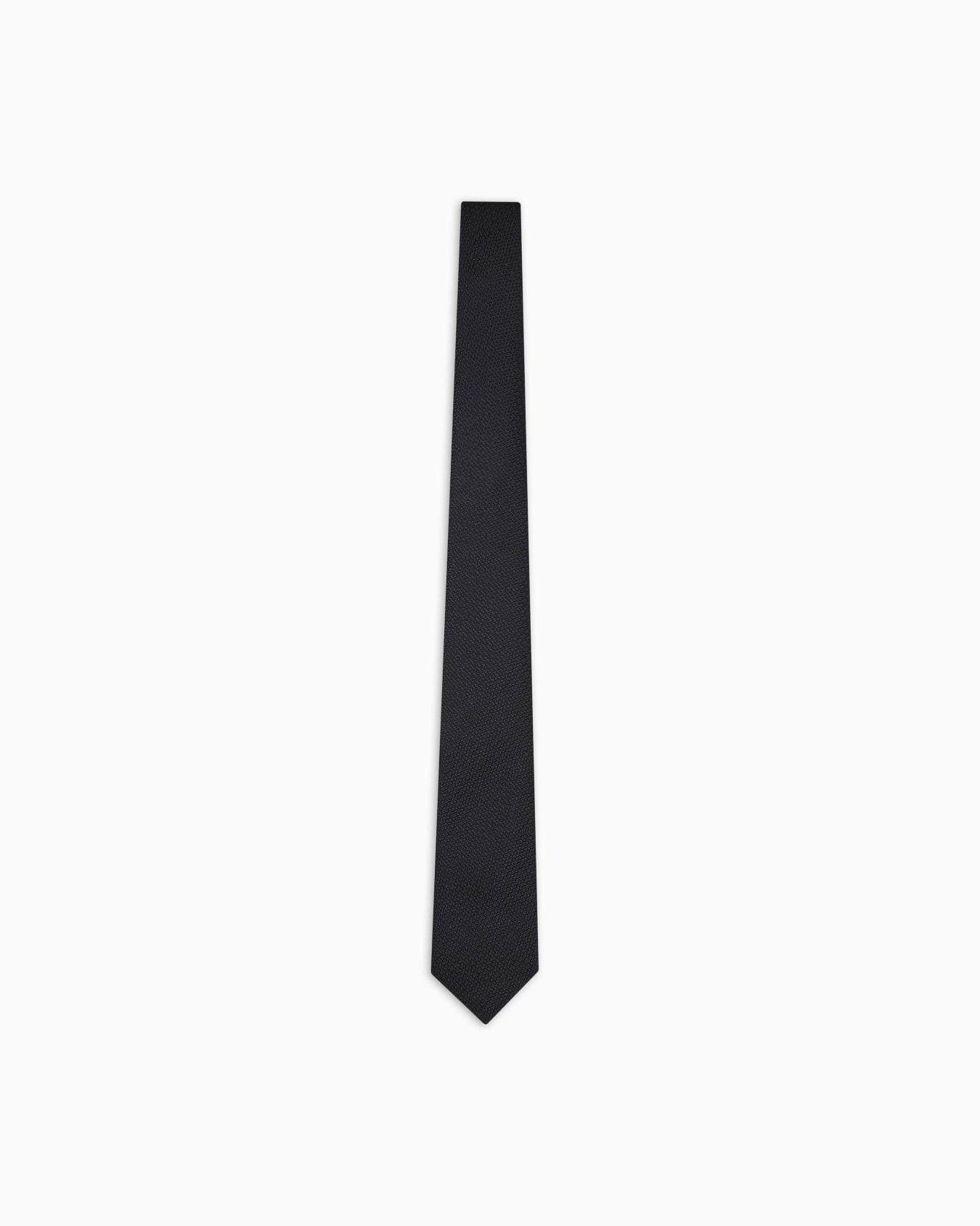 Pure silk micro-textured tie Slide 0