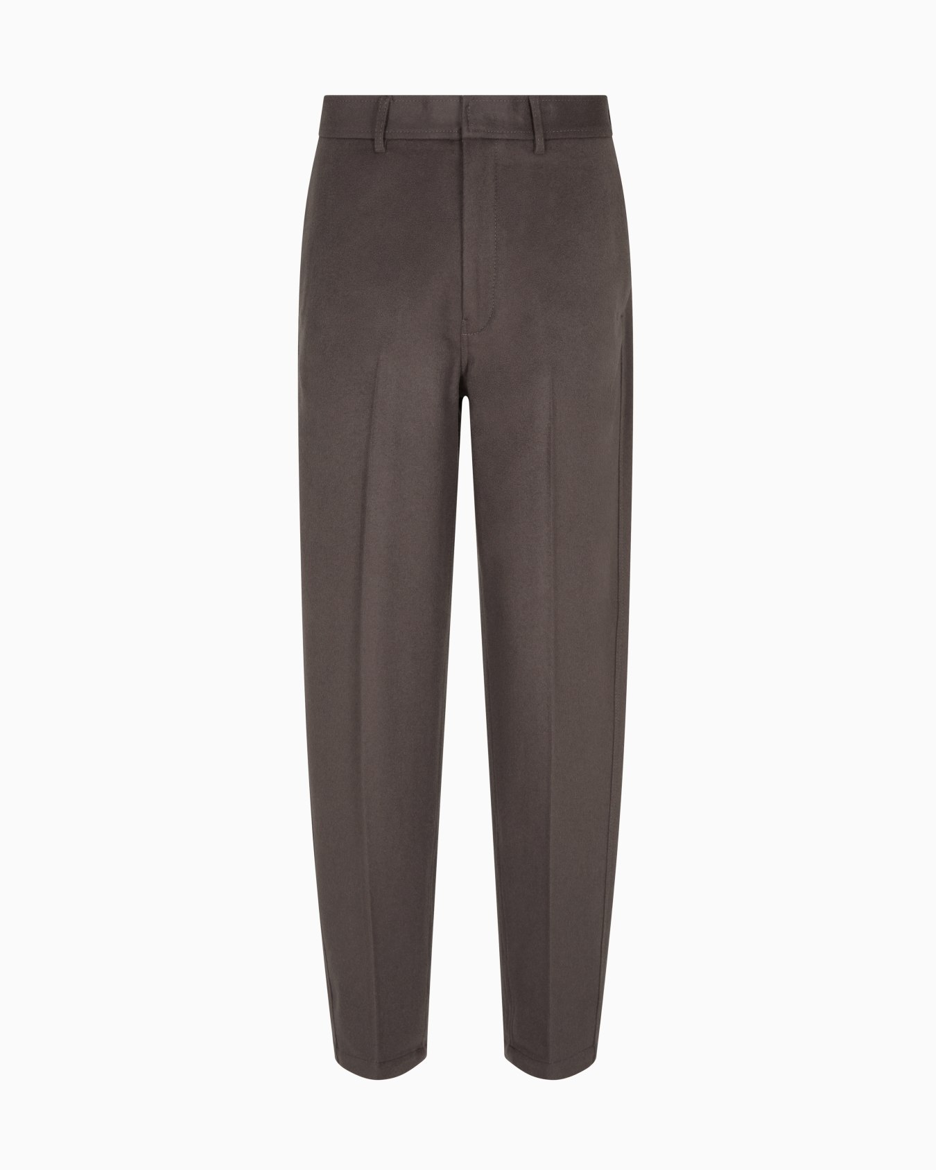 Compact virgin wool wide-leg trousers Slide 0