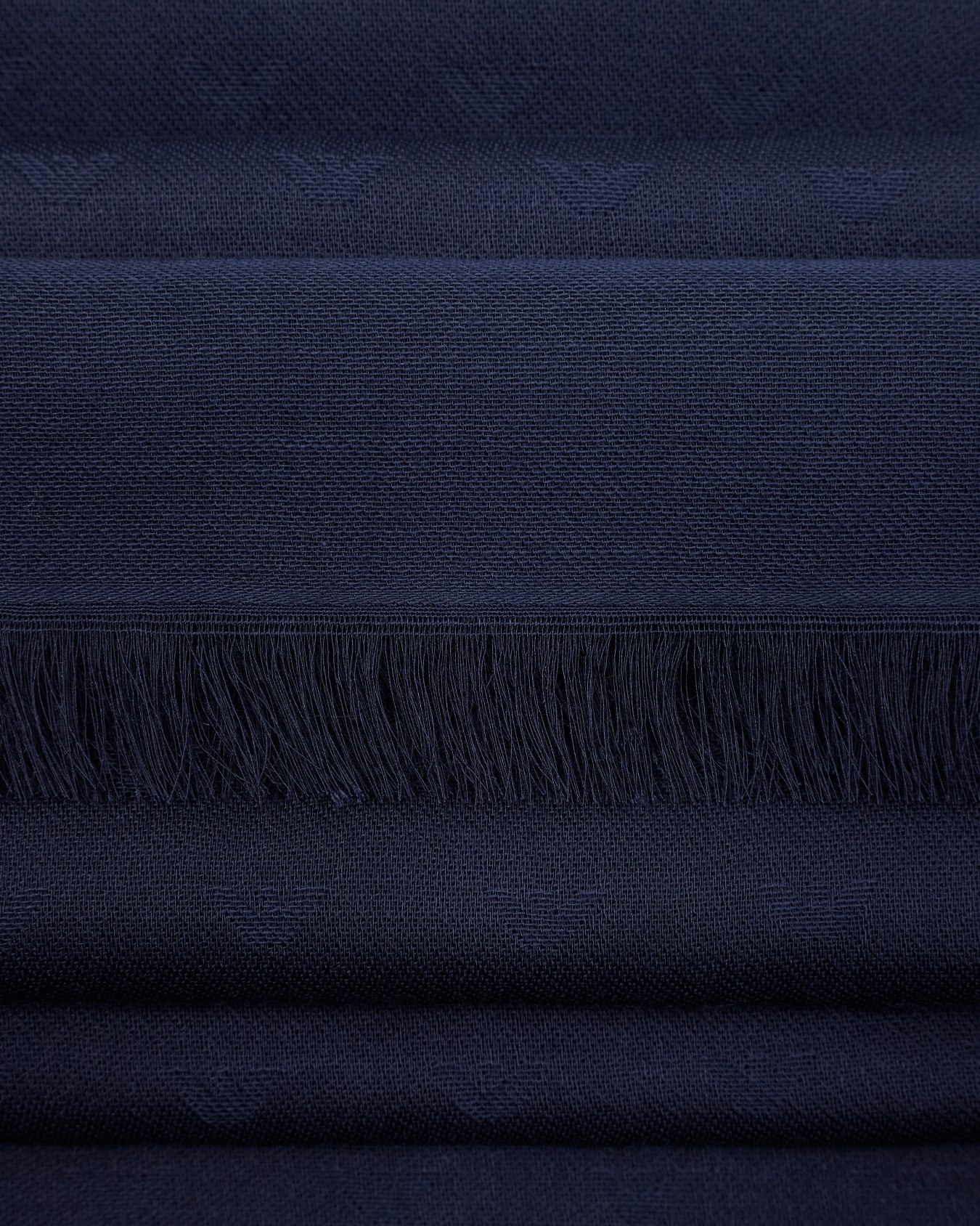 Stola in modal e cotone logo jacquard all over Slide 1