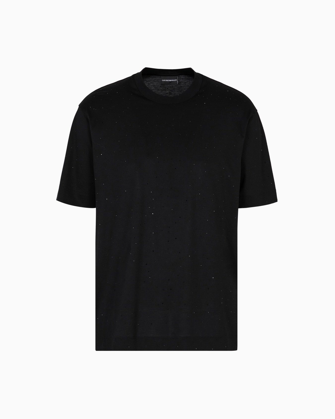 T-shirt en jersey de mélange lyocell avec strass Clubwear ASV all over Diapositive 0