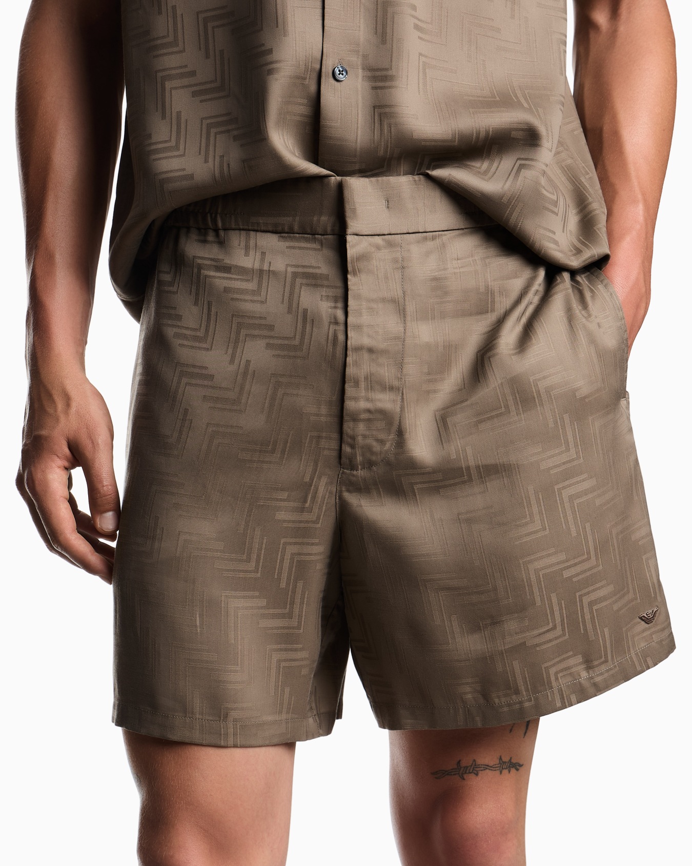 ASV jacquard Lyocell Bermuda shorts Slide 4