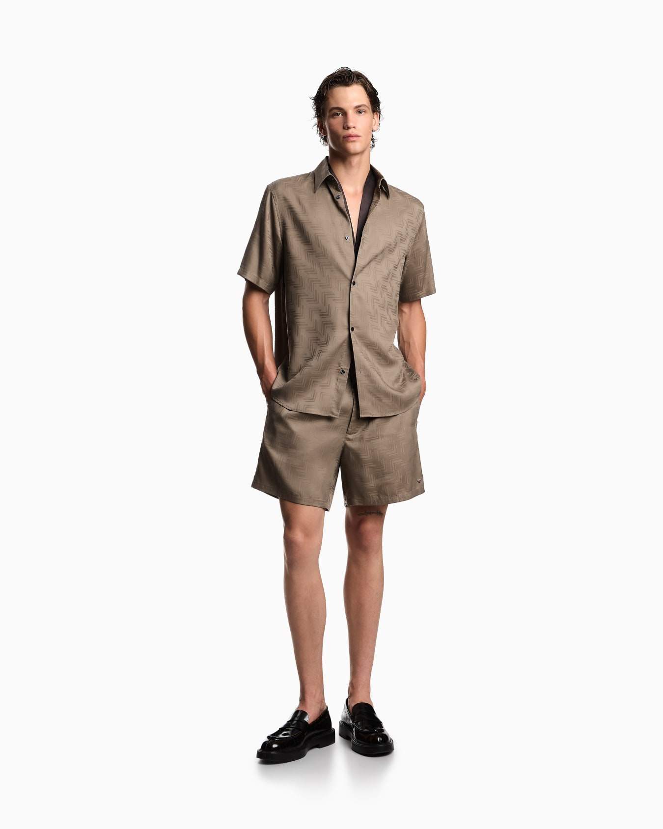 ASV jacquard Lyocell Bermuda shorts Slide 1