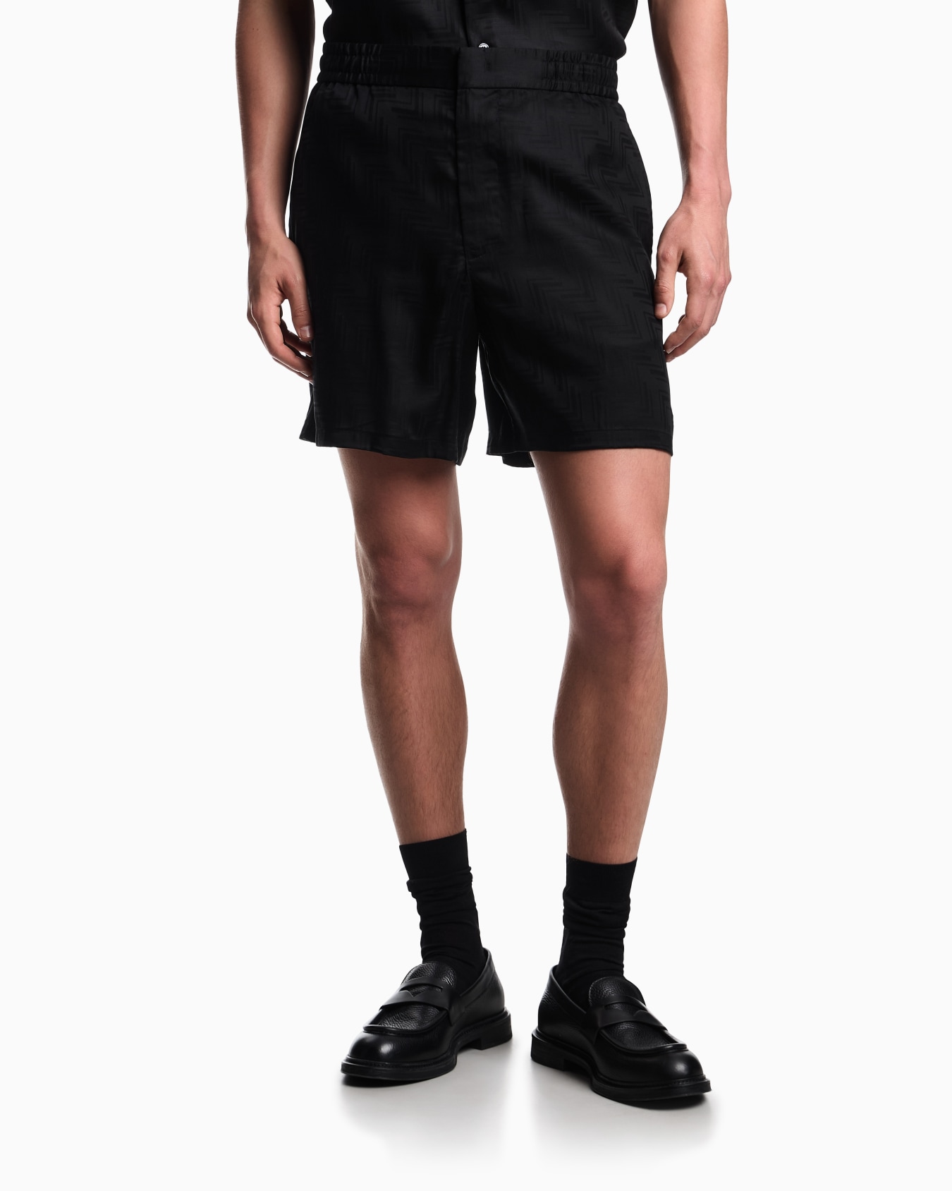 ASV jacquard Lyocell Bermuda shorts Slide 3