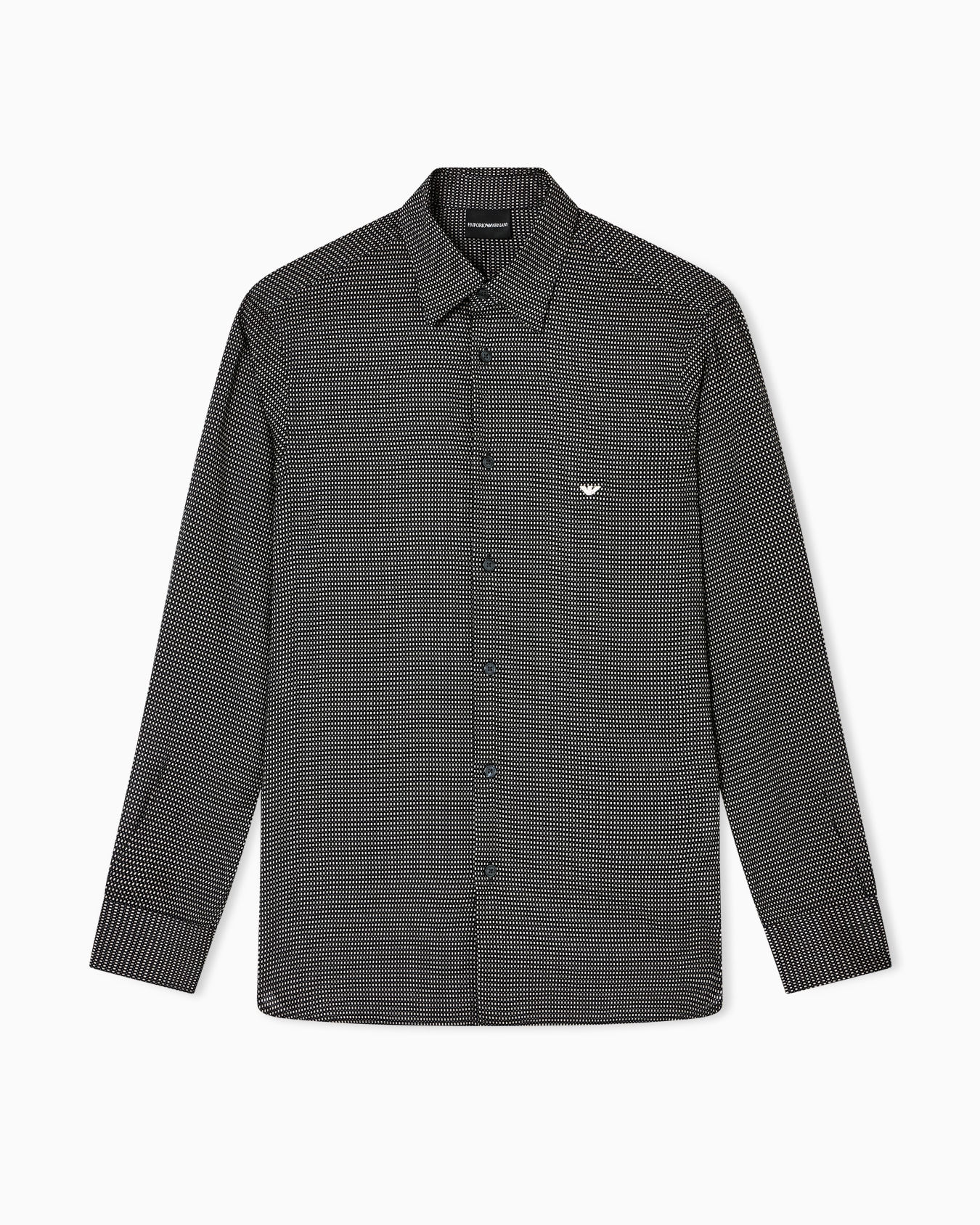 Lyocell shirt with a patterned print Slide 0