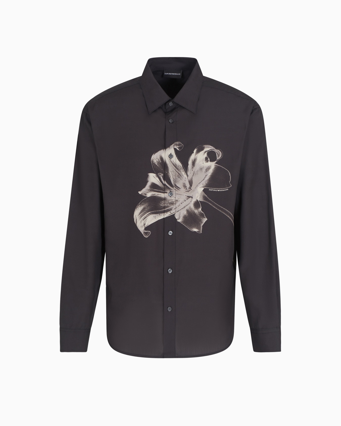 ASV Lyocell blend shirt with lily print Slide 0