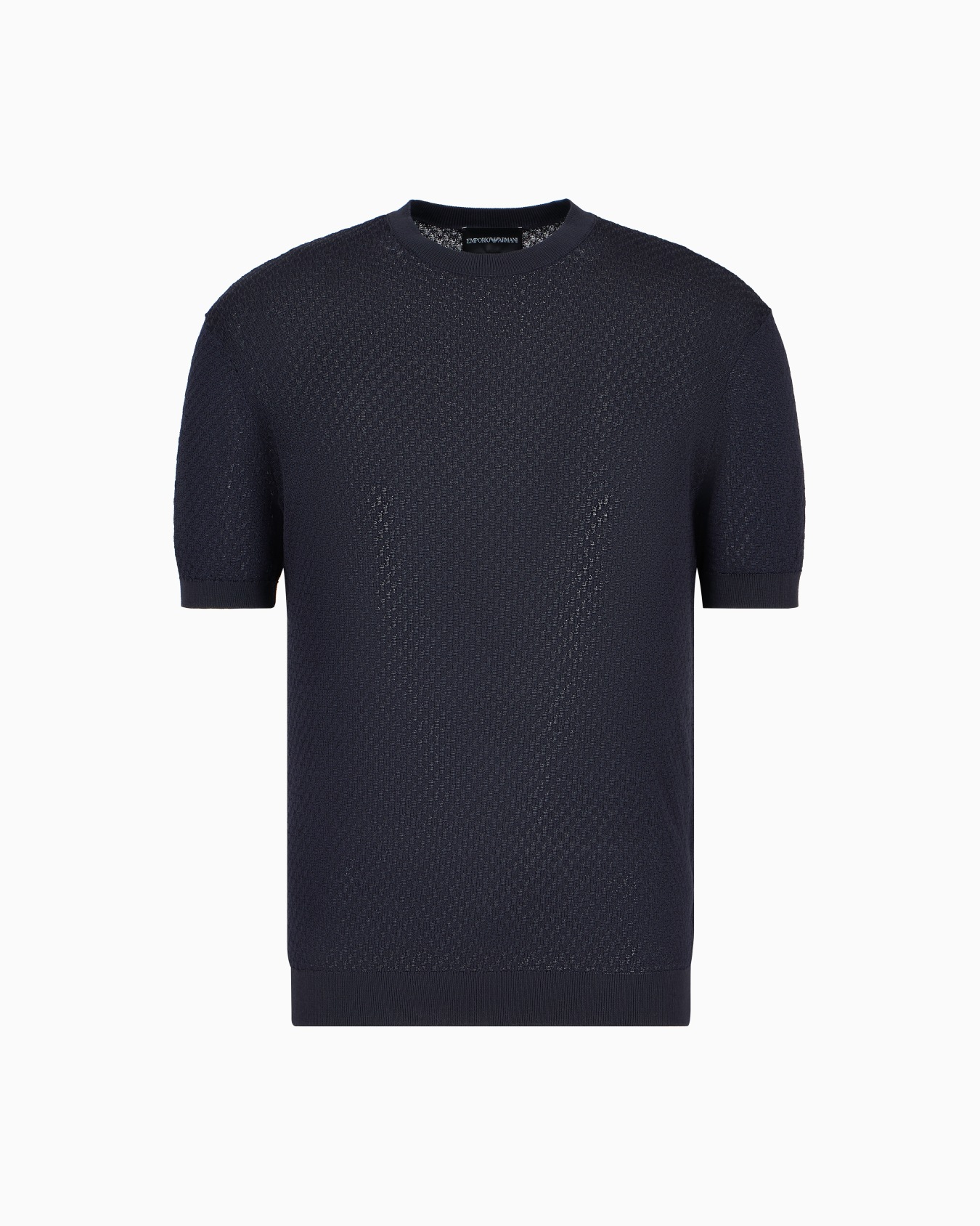 Micro-pattern jacquard jumper Slide 0